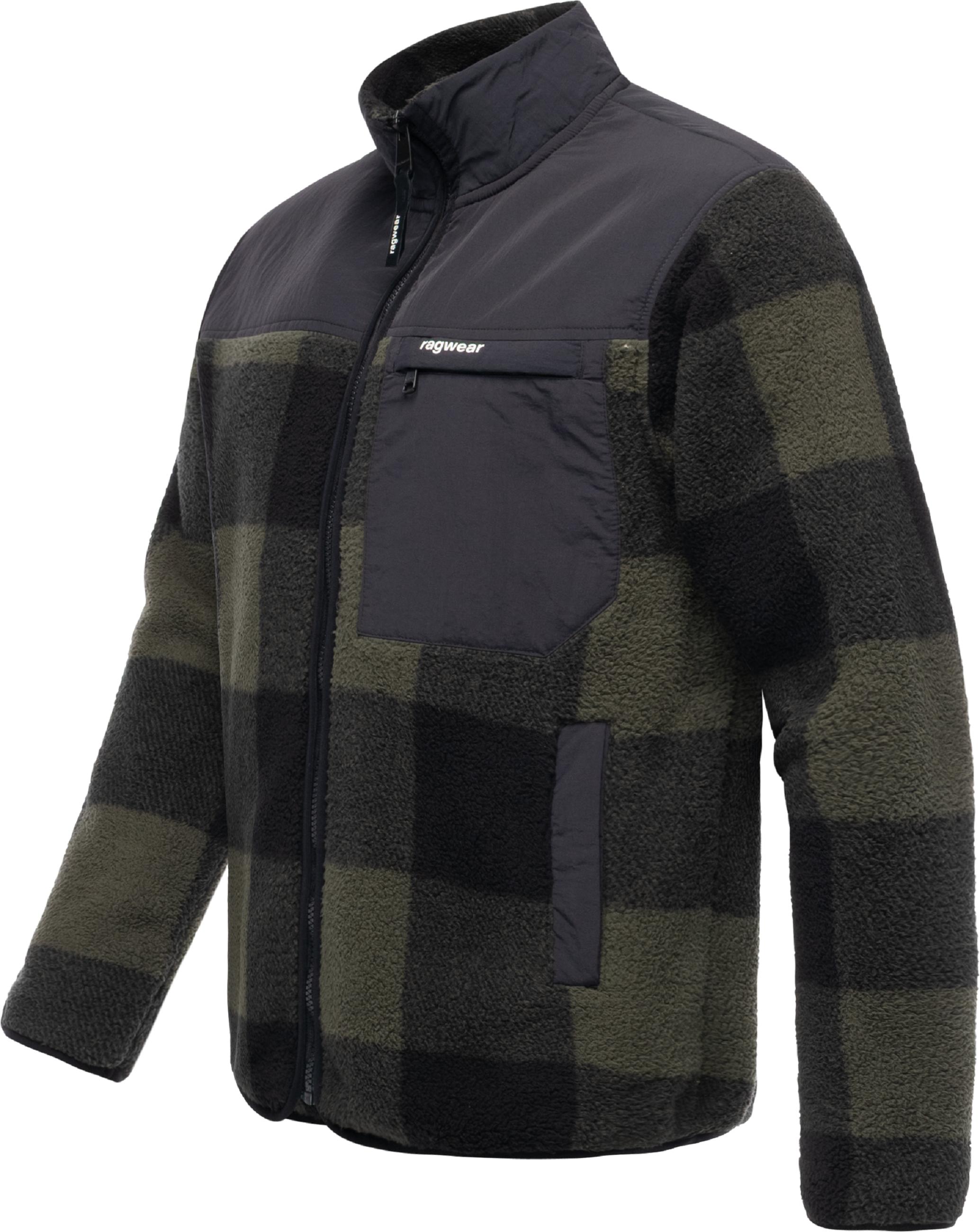 Weiche Fleece-Übergangsjacke "Cherior" Dark Green