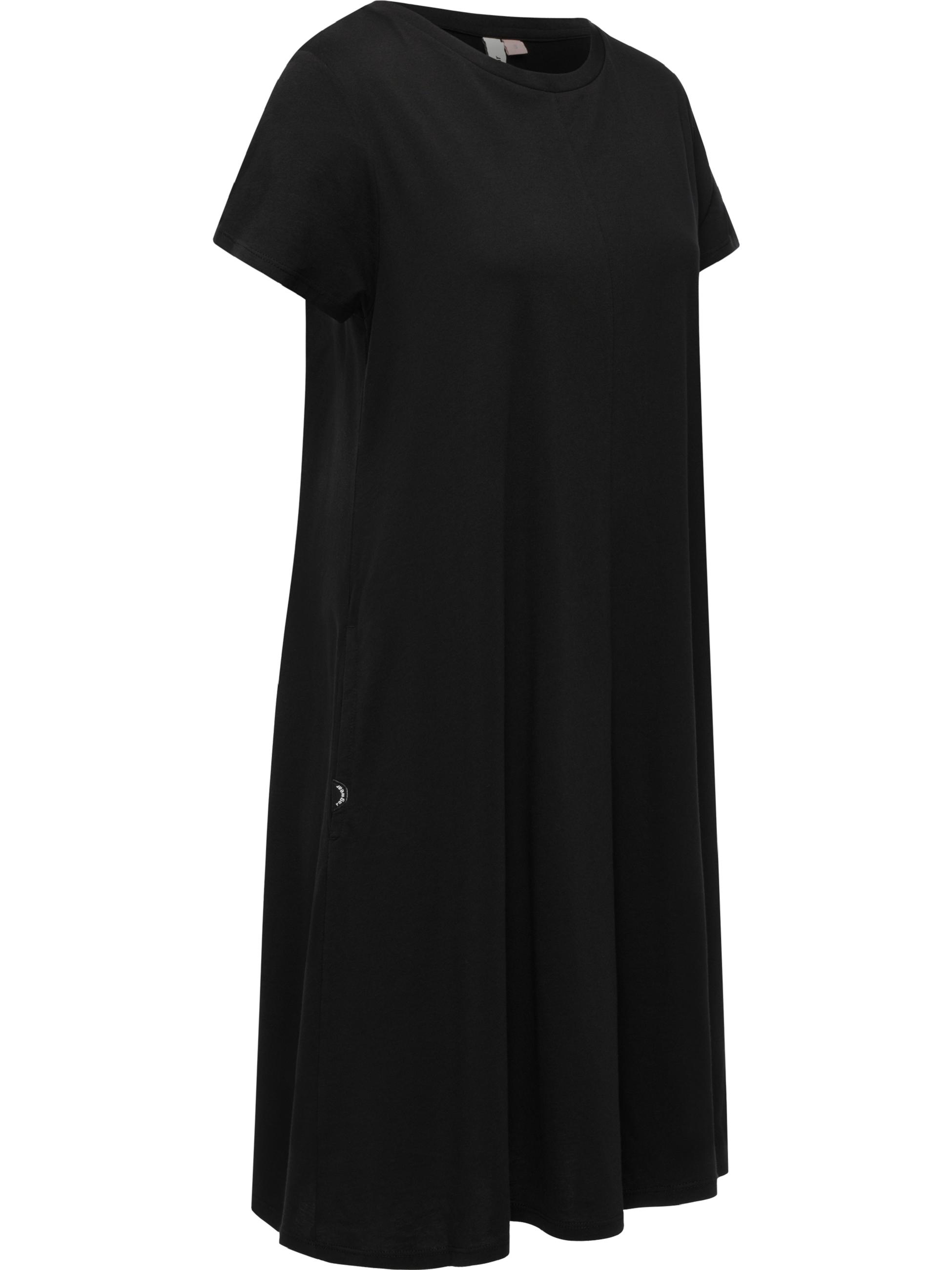 Kurzarm Midikleid "Chickie" Black
