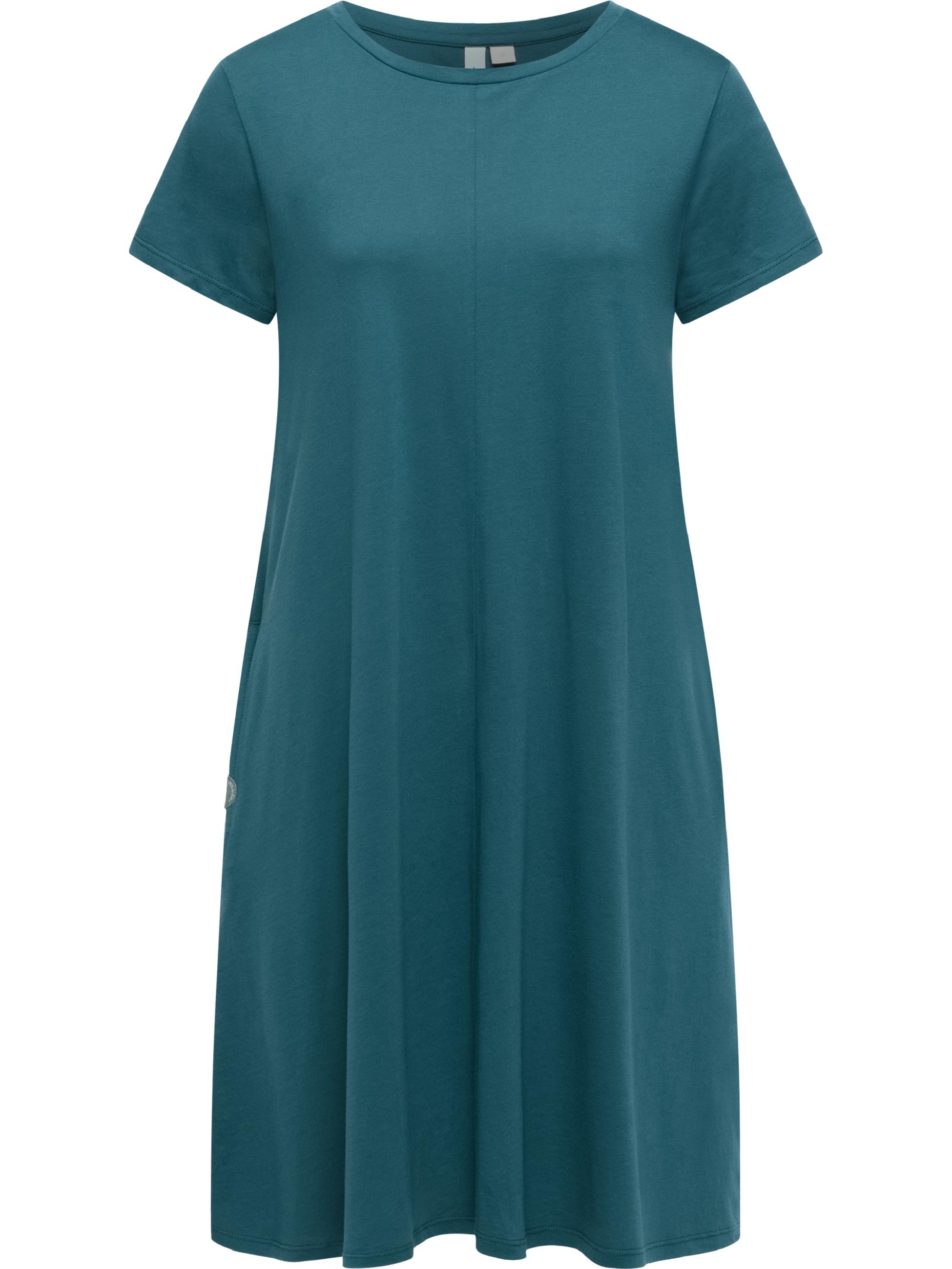 Kurzarm Midikleid "Chickie" Ocean Green