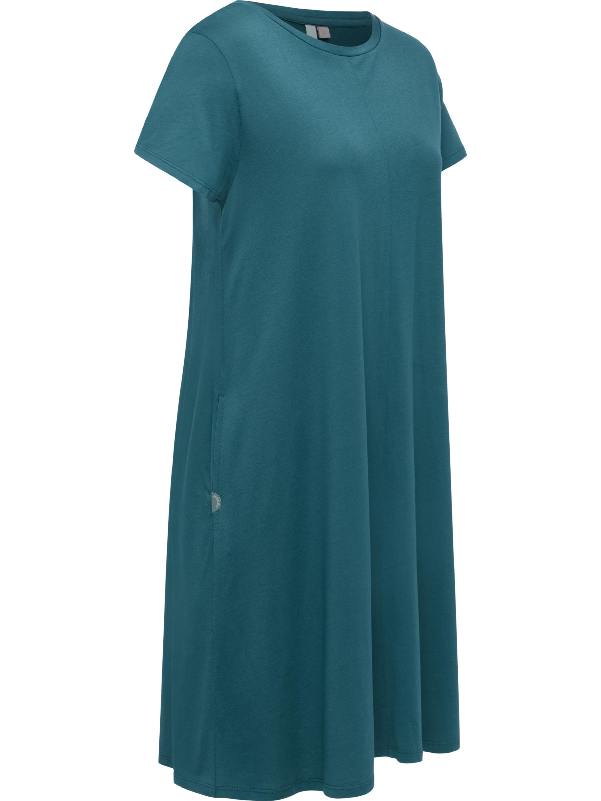 Kurzarm Midikleid "Chickie" Ocean Green