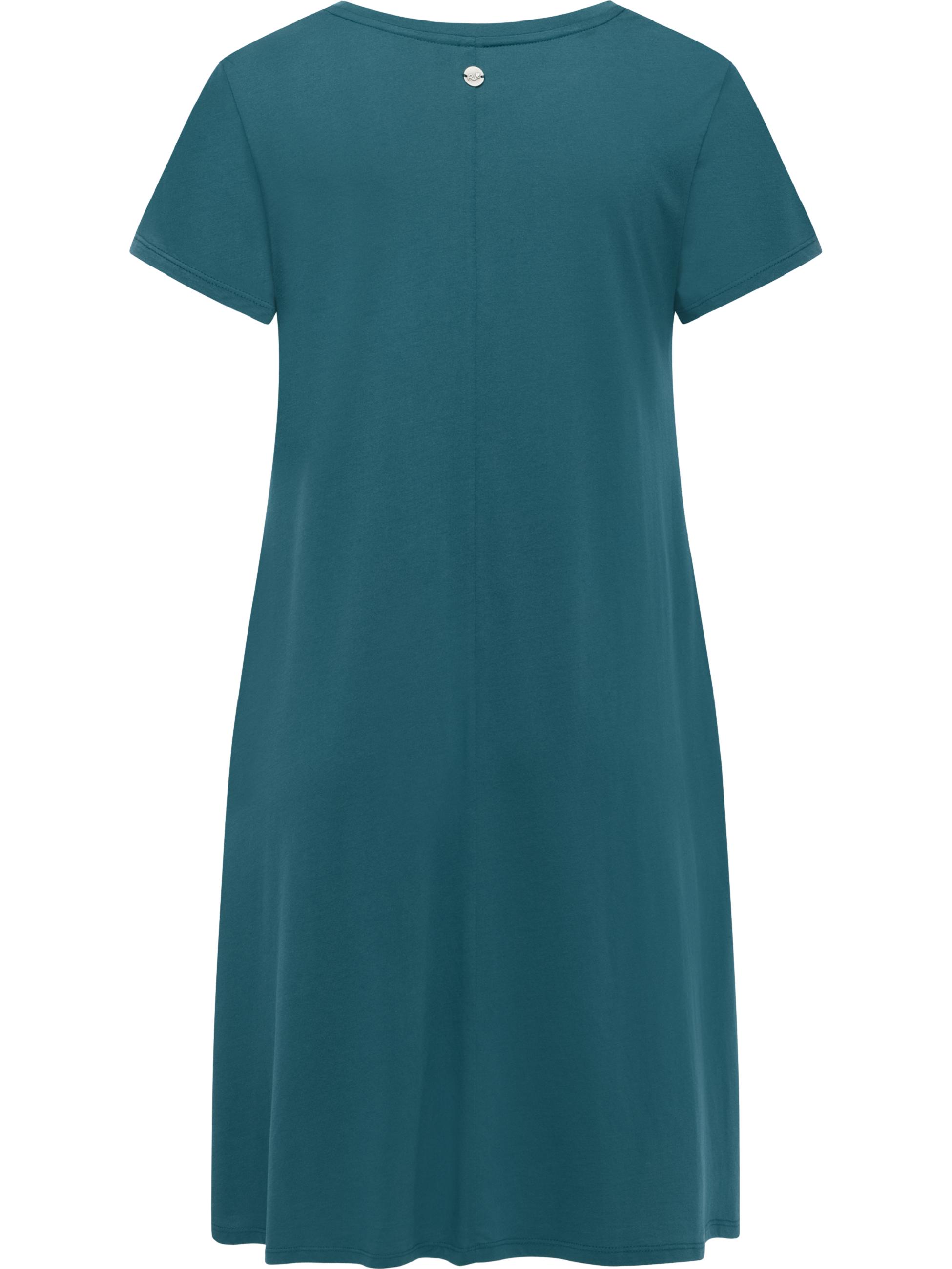 Kurzarm Midikleid "Chickie" Ocean Green