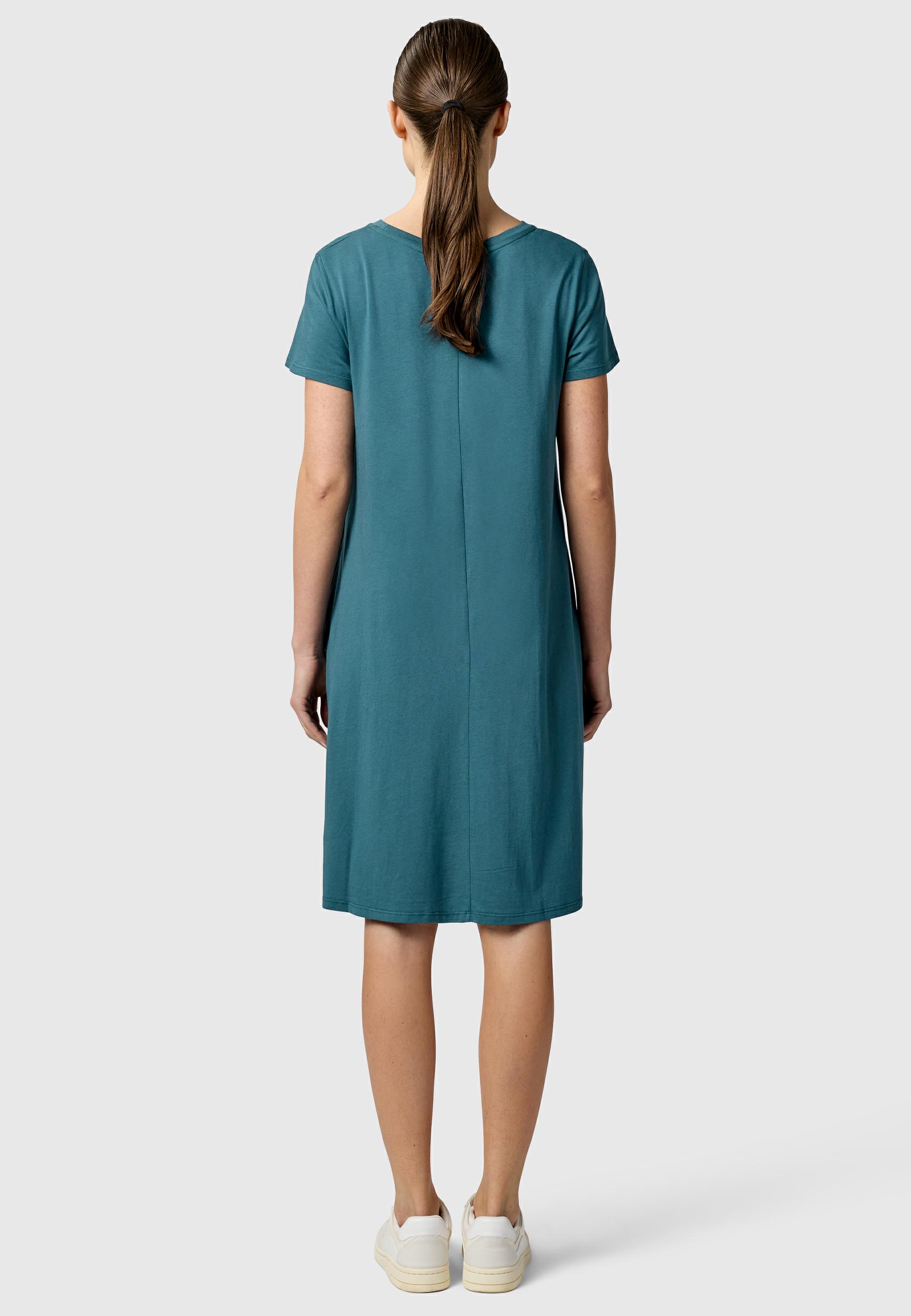 Kurzarm Midikleid "Chickie" Ocean Green