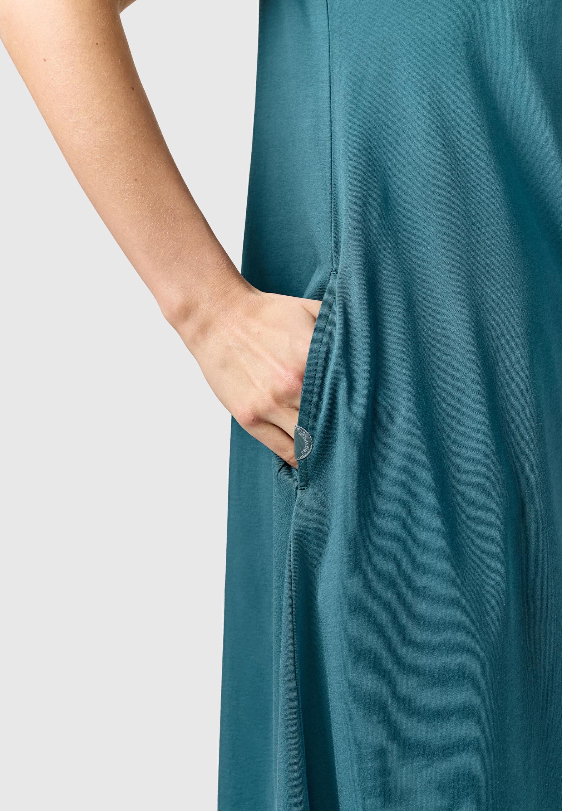 Kurzarm Midikleid "Chickie" Ocean Green