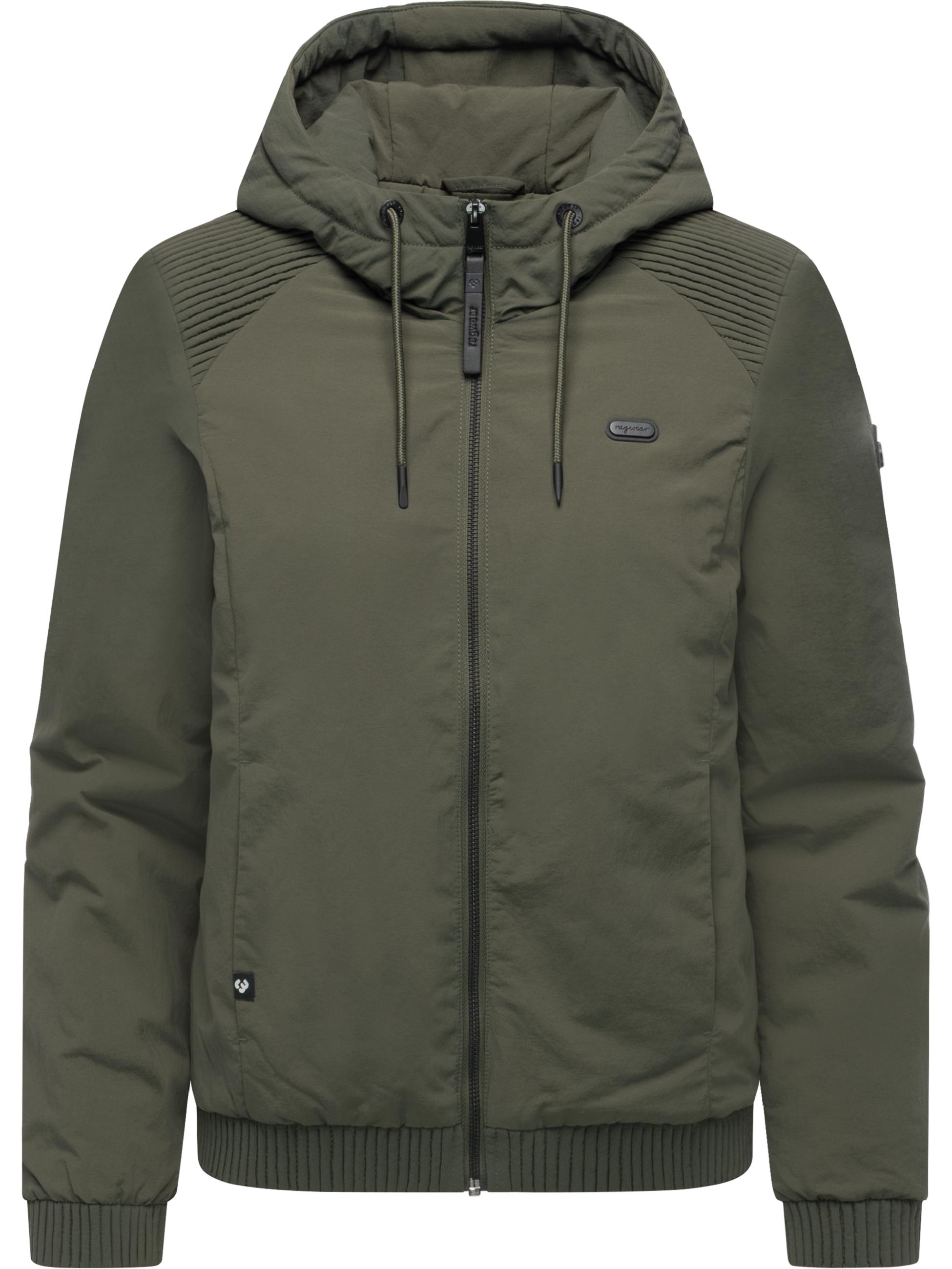 Warme Übergangsjacke mit verstellbarer Kapuze "Chinta Warm YOUMODO" Dark Olive