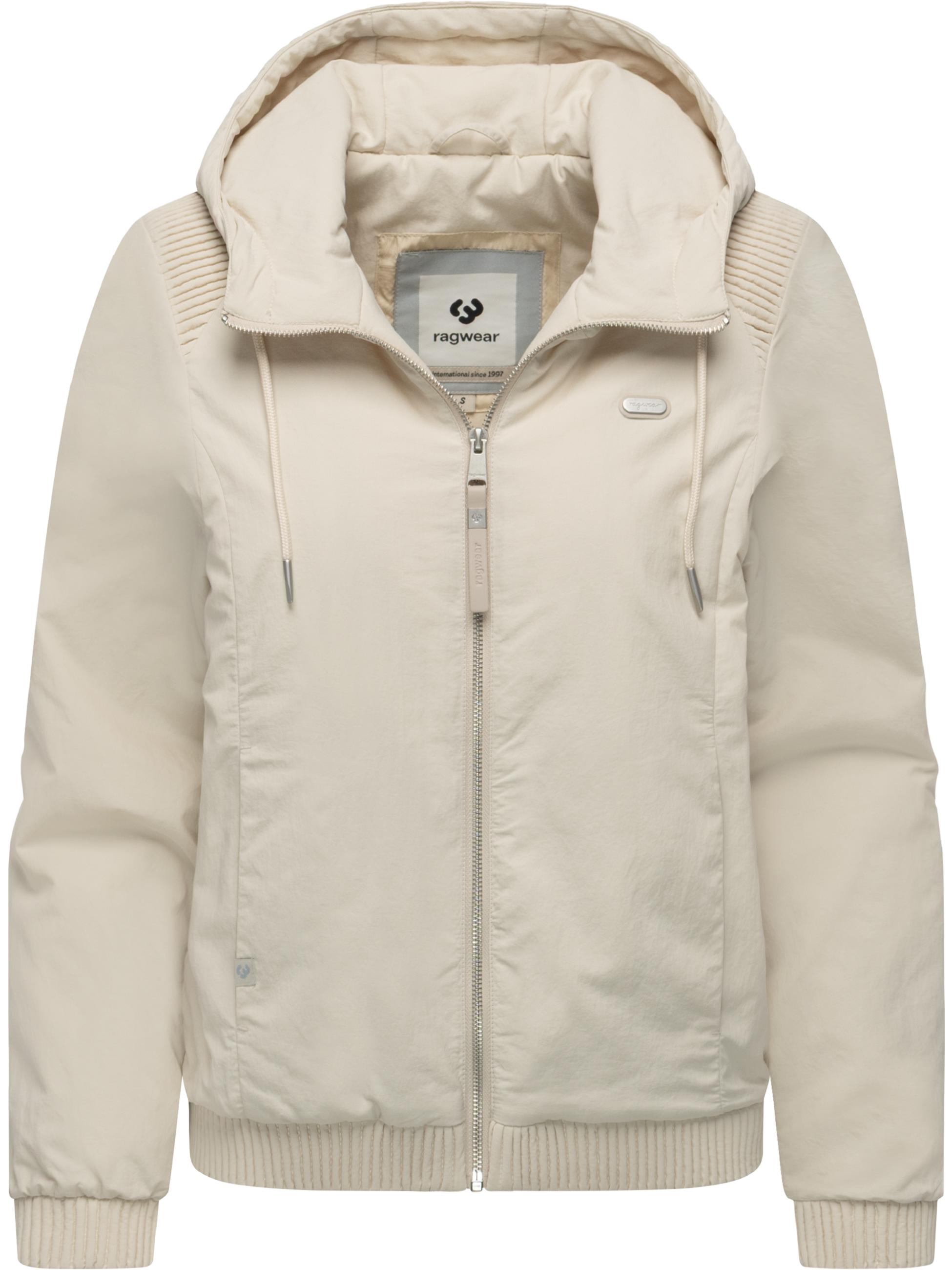 Warme Übergangsjacke mit verstellbarer Kapuze "Chinta Warm YOUMODO" Ecru