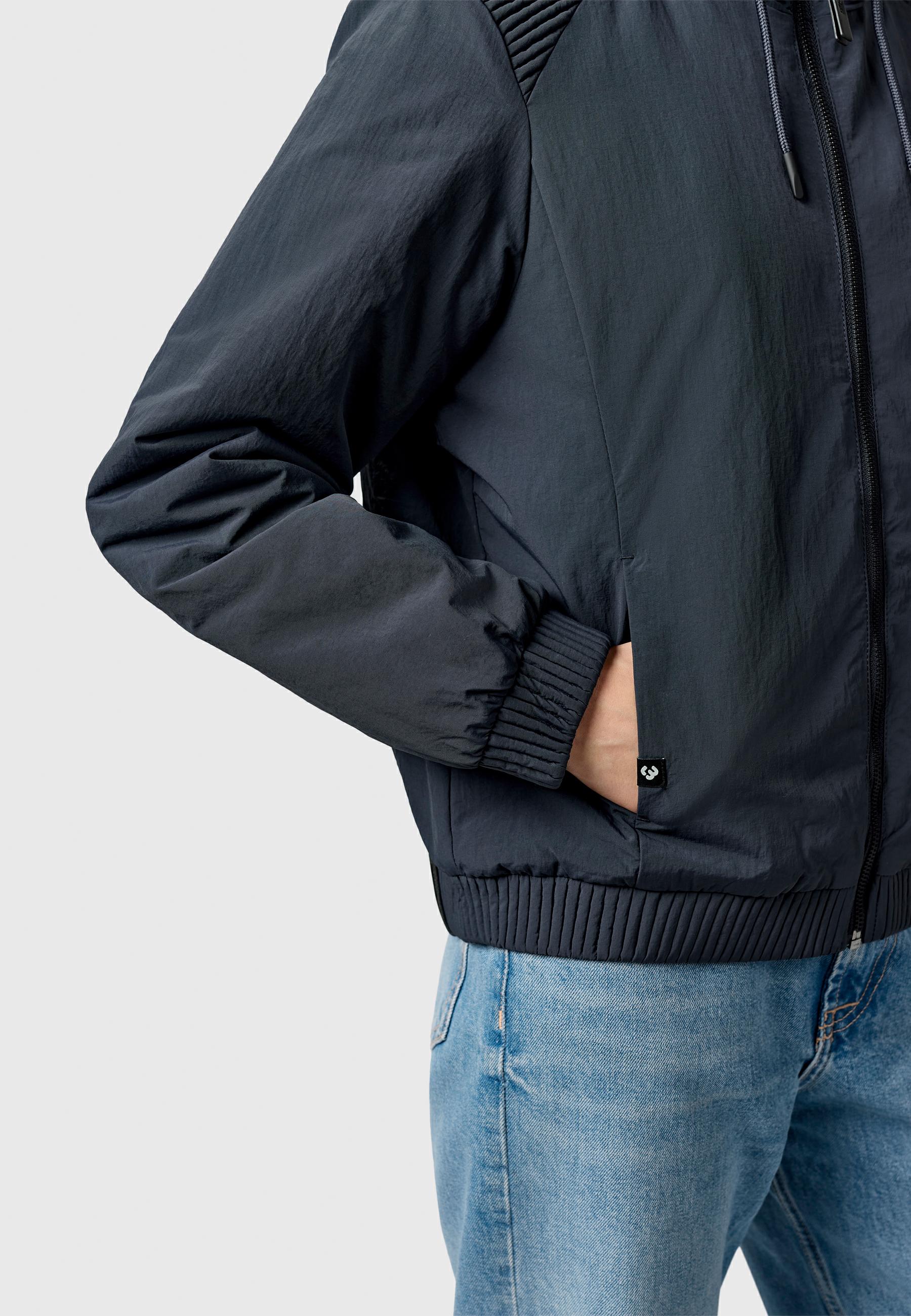 Warme Übergangsjacke mit verstellbarer Kapuze "Chinta Warm YOUMODO" Navy