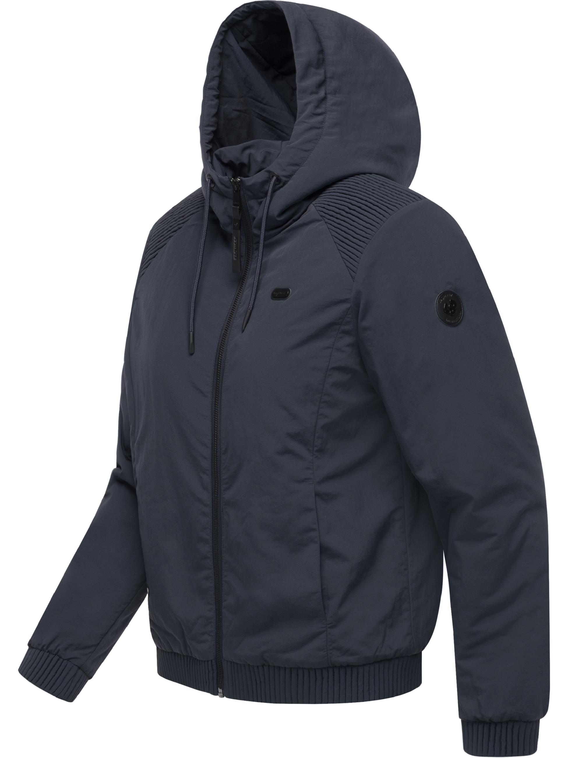 Warme Übergangsjacke mit verstellbarer Kapuze "Chinta Warm YOUMODO" Navy
