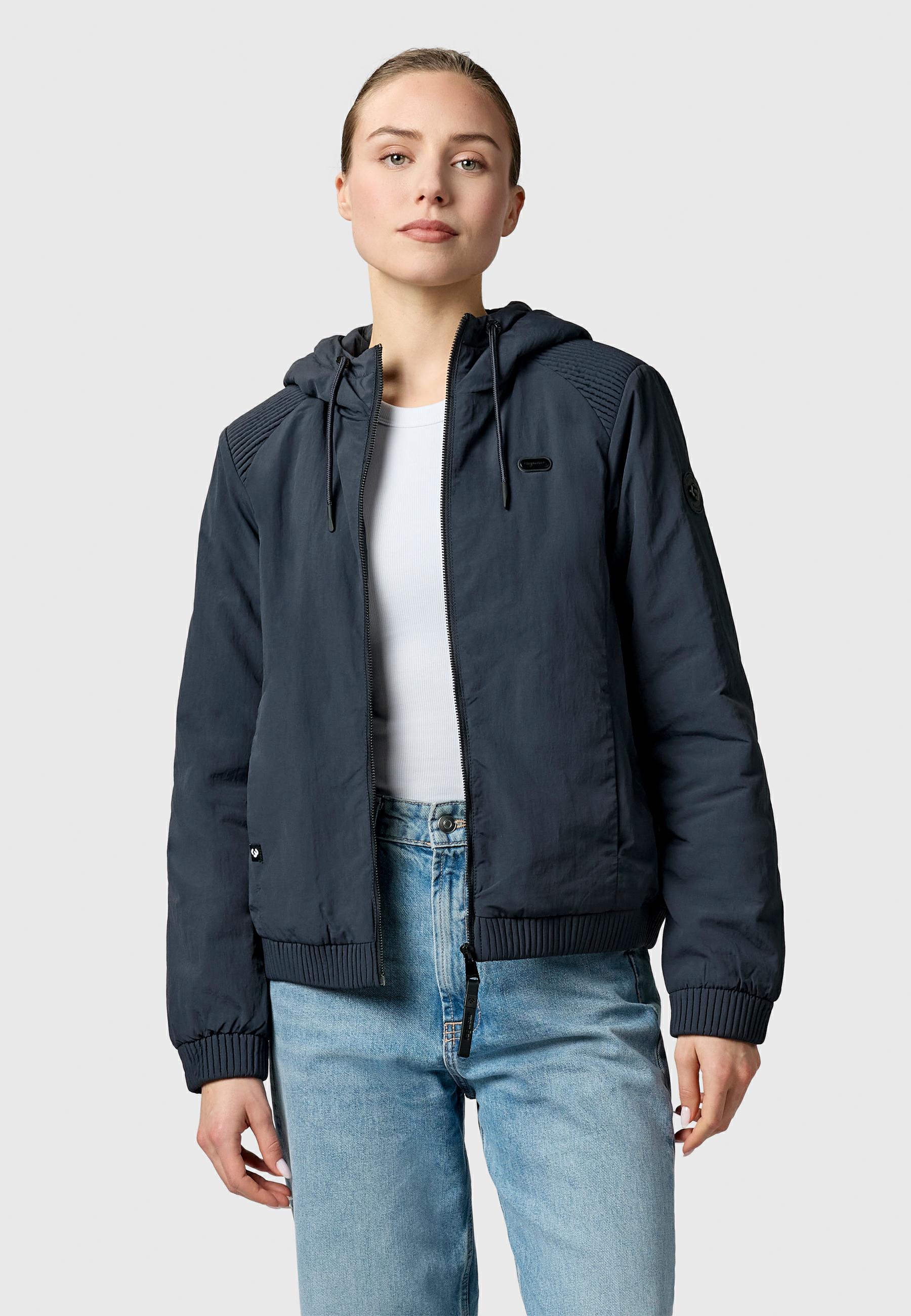 Warme Übergangsjacke mit verstellbarer Kapuze "Chinta Warm YOUMODO" Navy