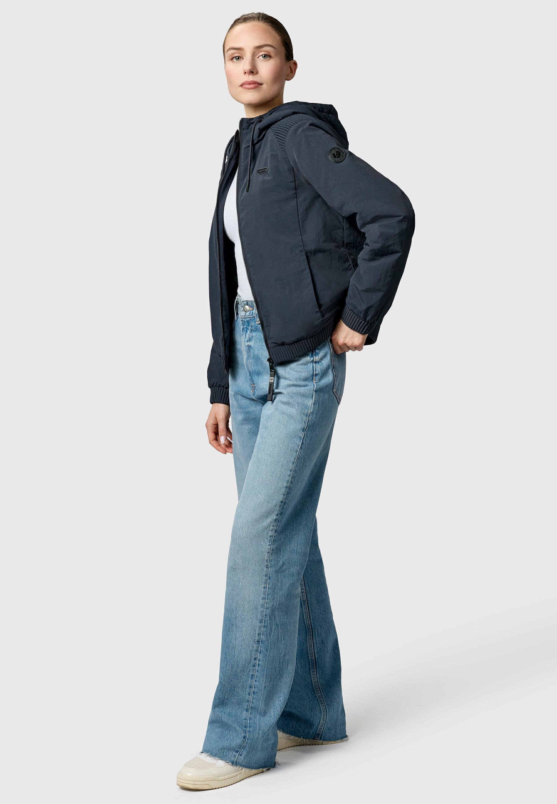 Warme Übergangsjacke mit verstellbarer Kapuze "Chinta Warm YOUMODO" Navy