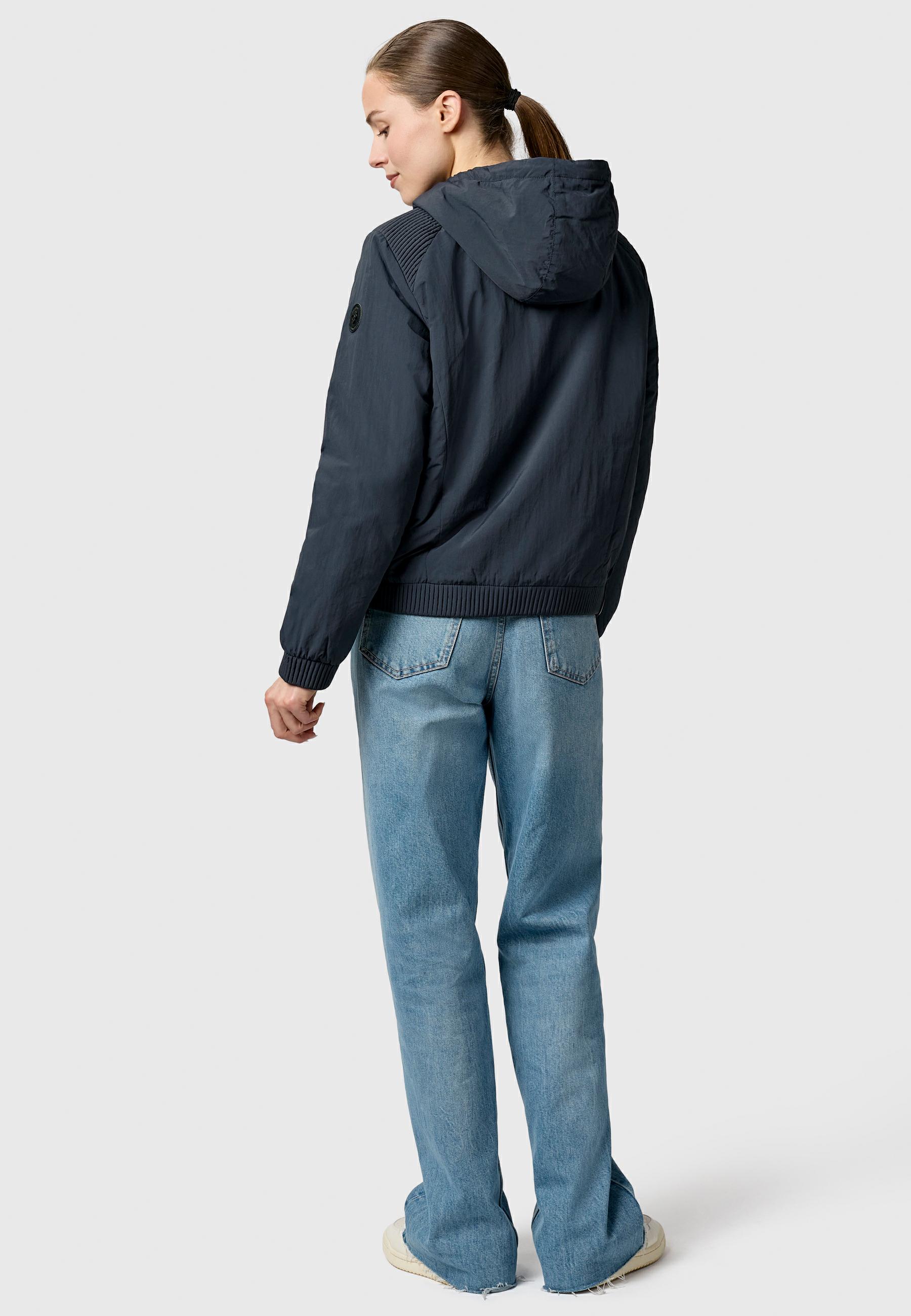 Warme Übergangsjacke mit verstellbarer Kapuze "Chinta Warm YOUMODO" Navy