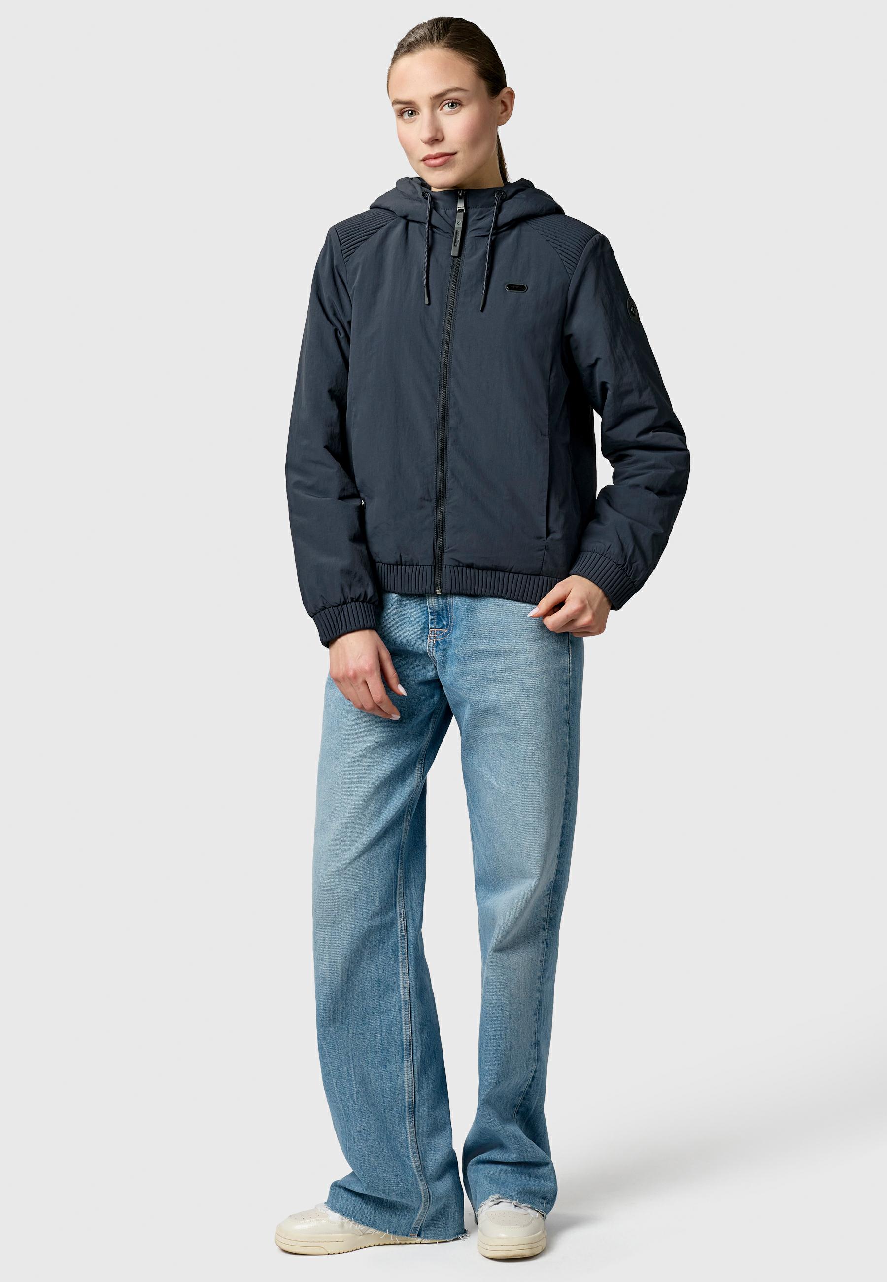 Warme Übergangsjacke mit verstellbarer Kapuze "Chinta Warm YOUMODO" Navy