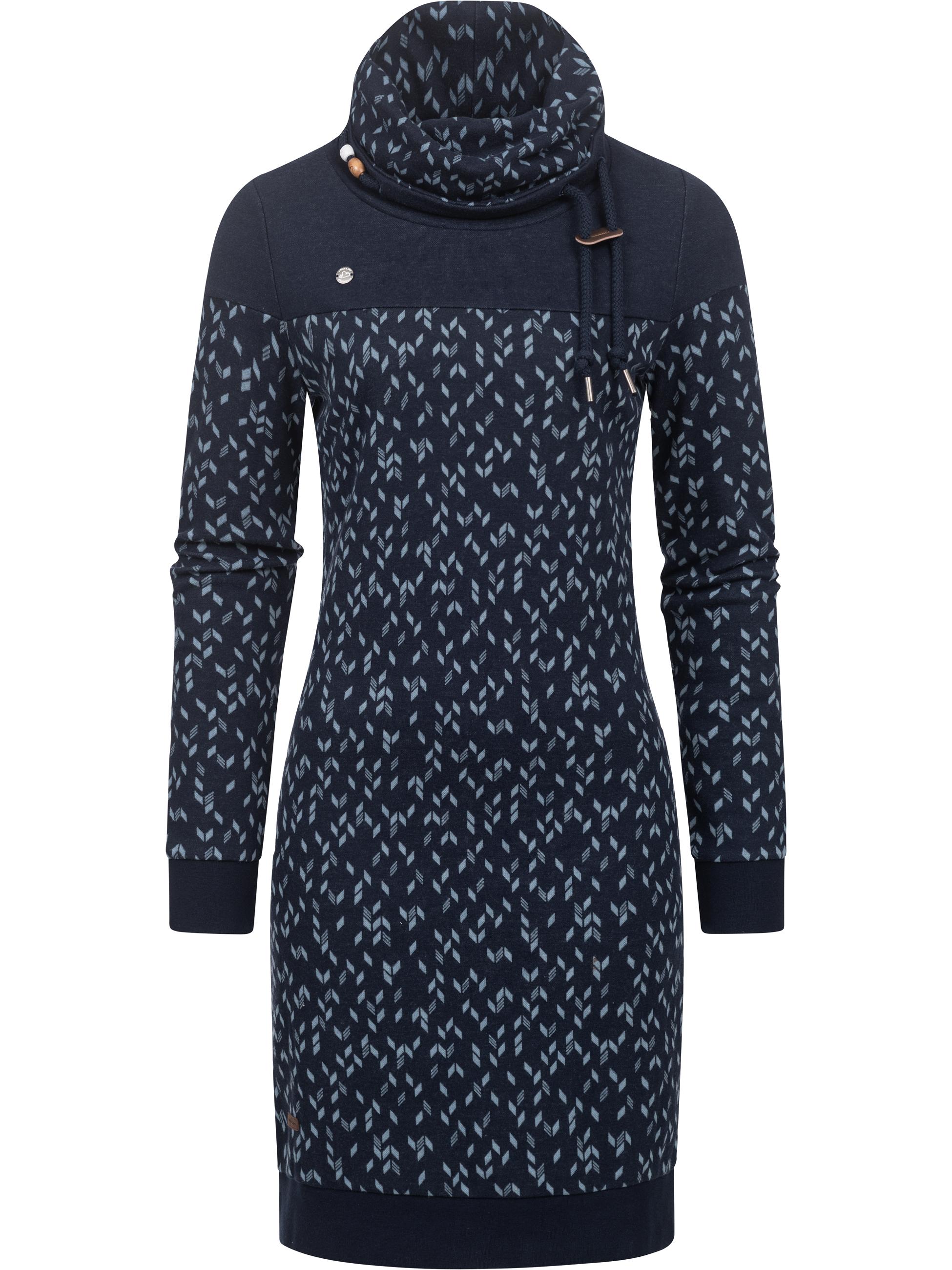 Langarm Sweatkleid "Chloe Dress" Navy22