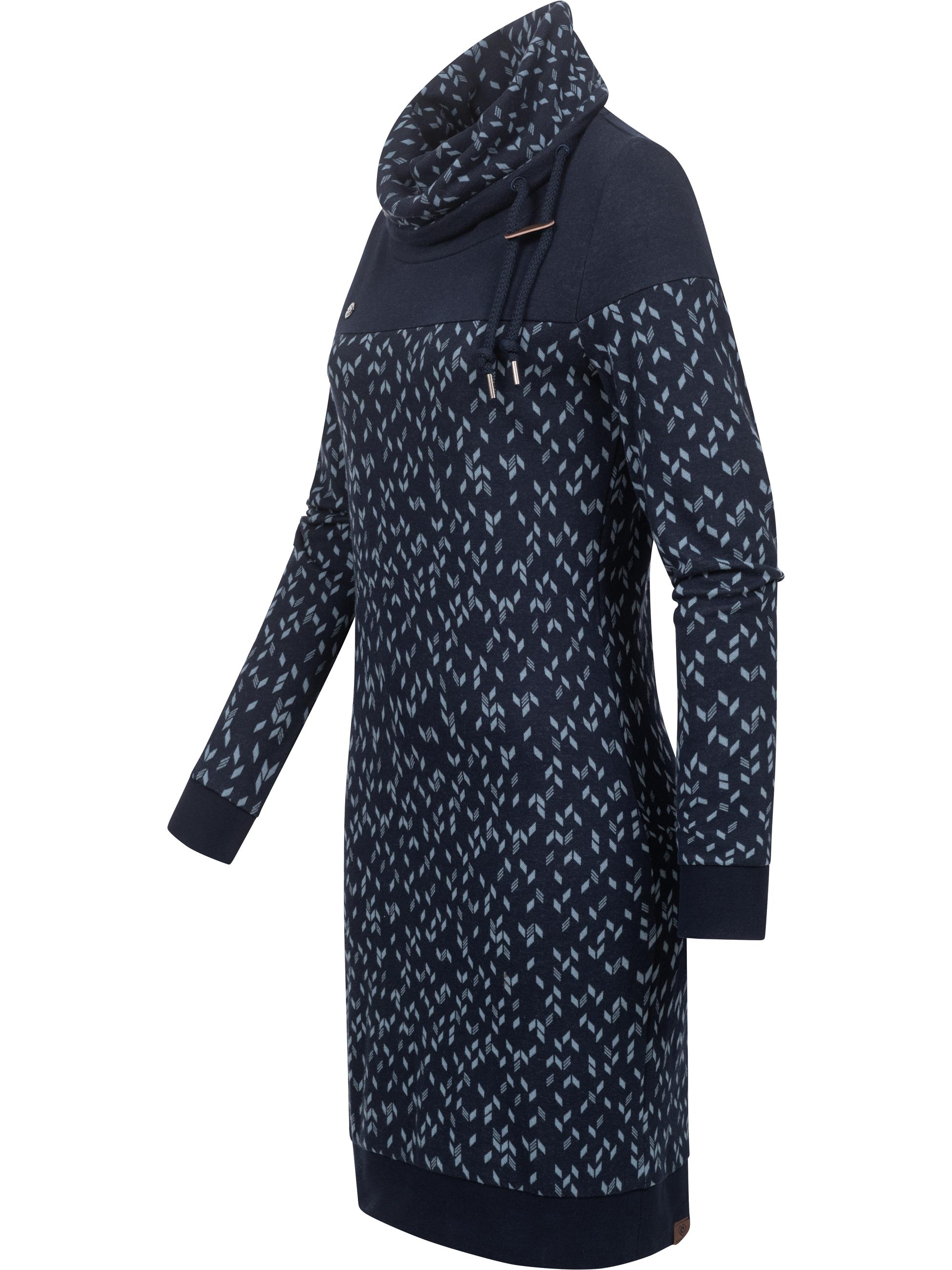 Langarm Sweatkleid "Chloe Dress" Navy22