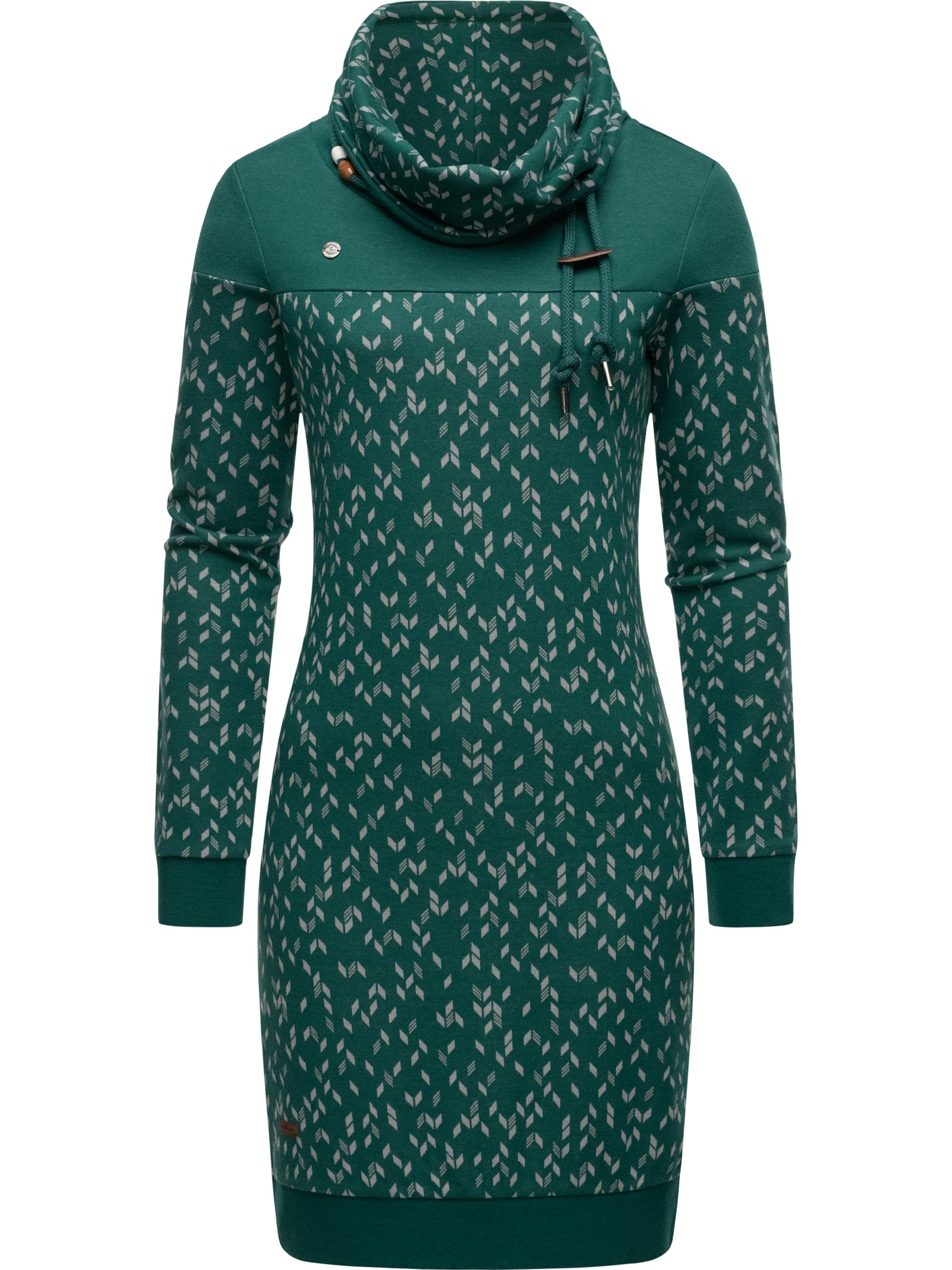 Langarm Sweatkleid "Chloe Dress" Pine Green24