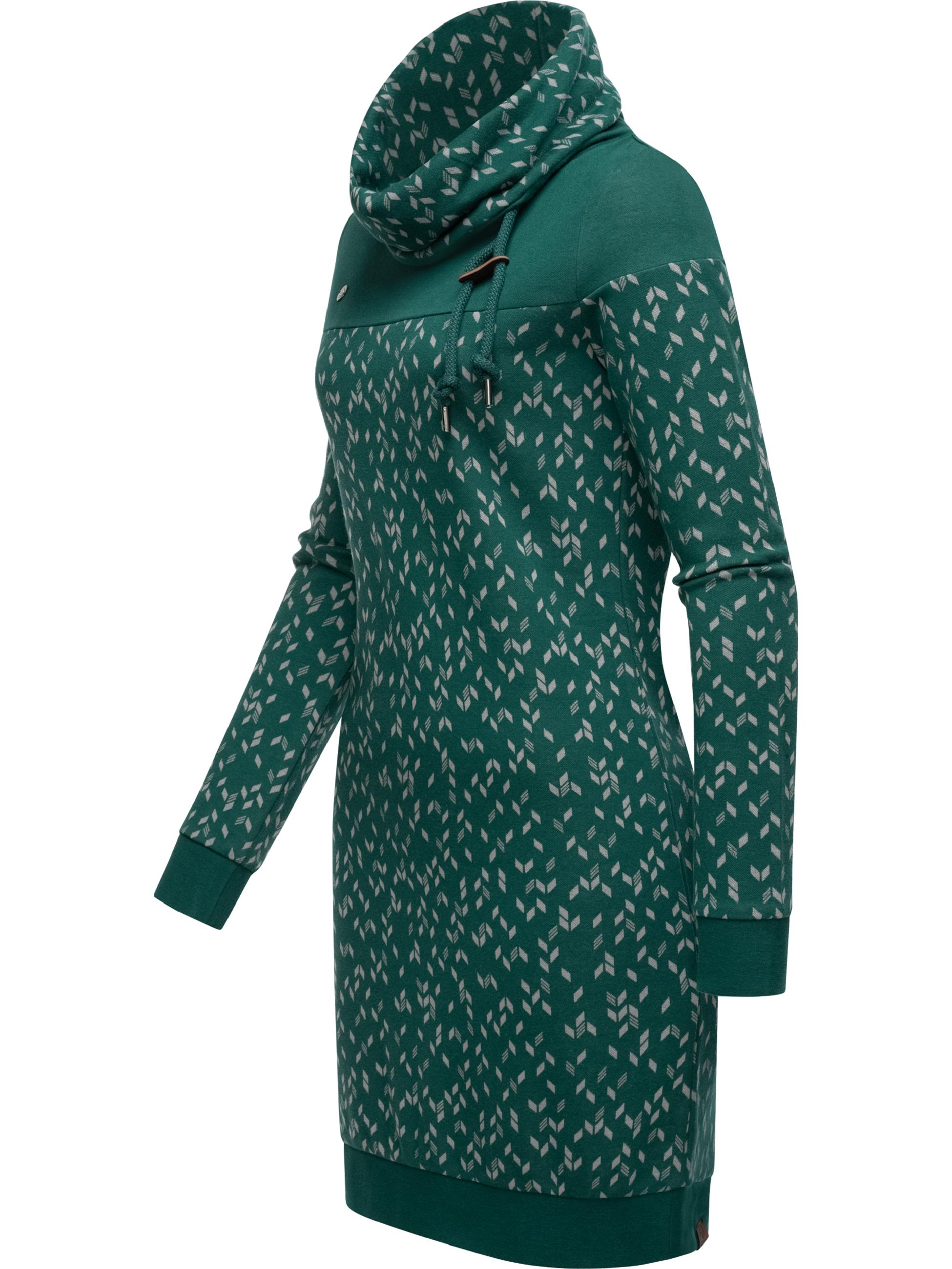 Langarm Sweatkleid "Chloe Dress" Pine Green24