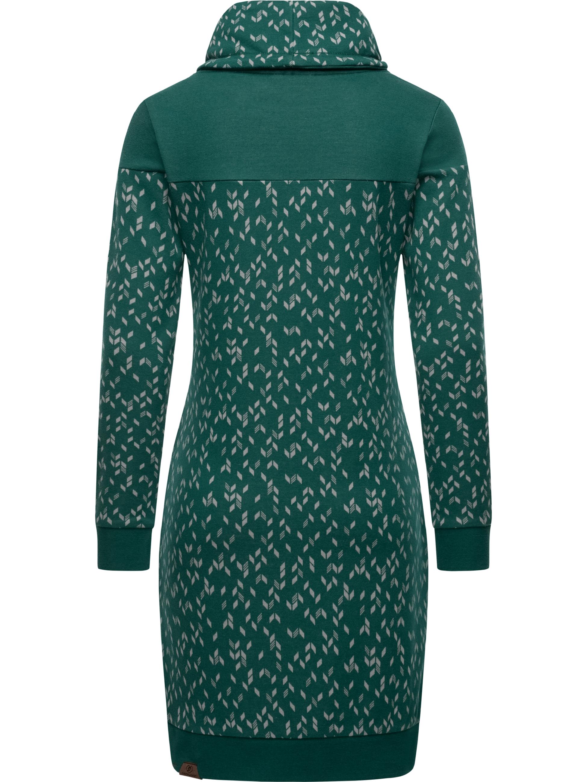 Langarm Sweatkleid "Chloe Dress" Pine Green24