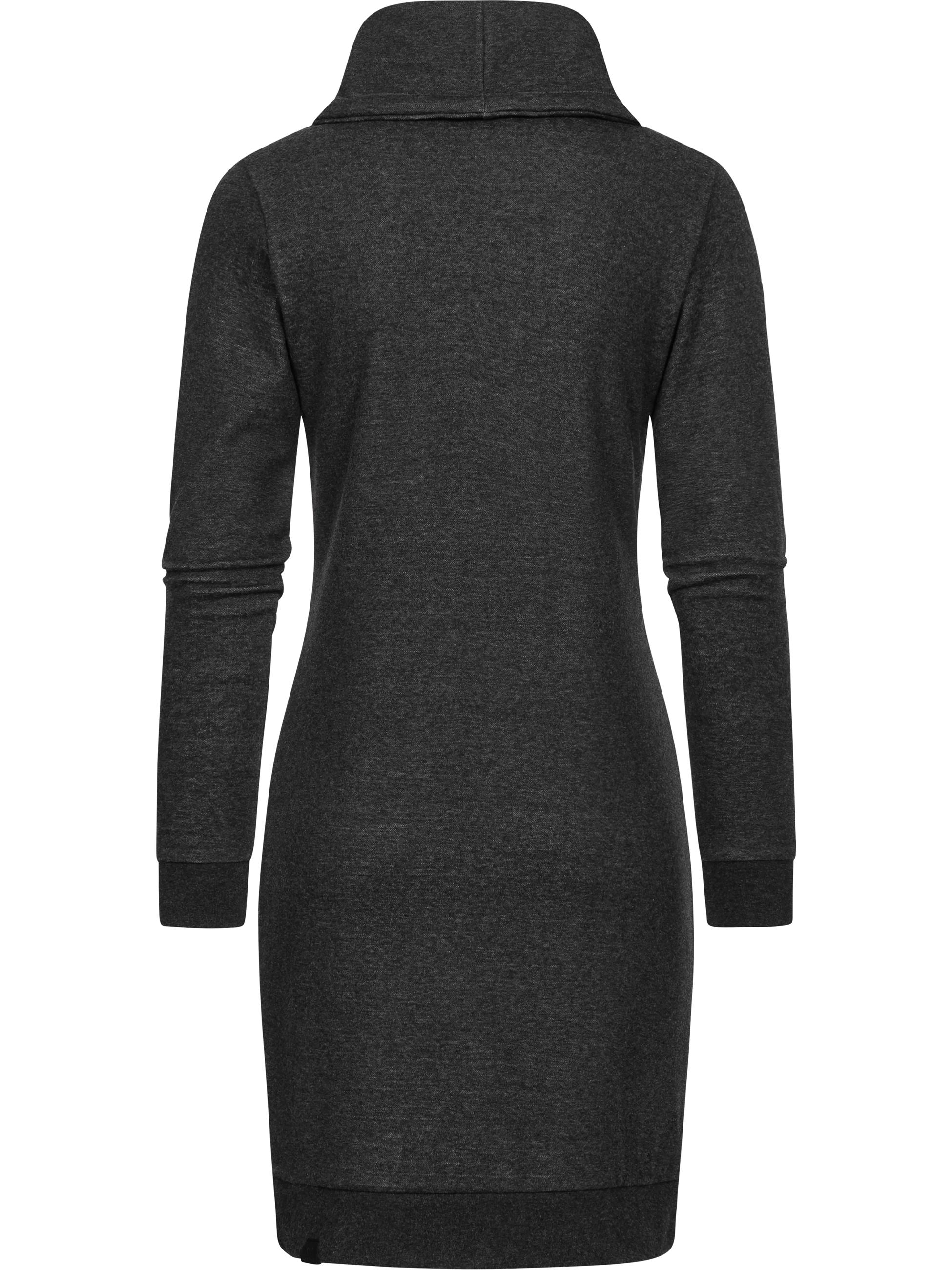 Lässiges Sweatkleid "Chloe Solid" Dark Grey