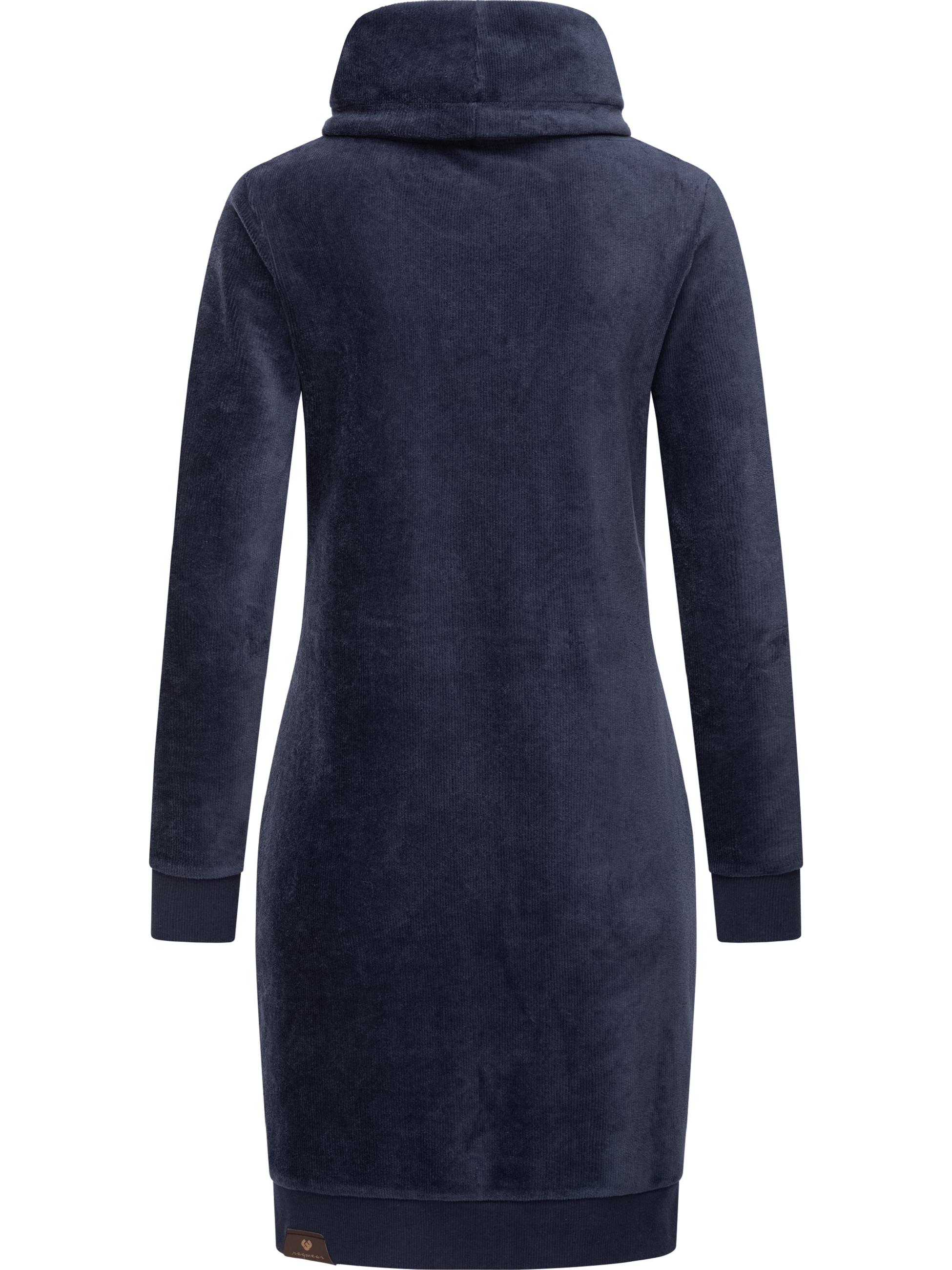 Warmes Winterkleid in Samtoptik "Chloe Velvet" Navy23