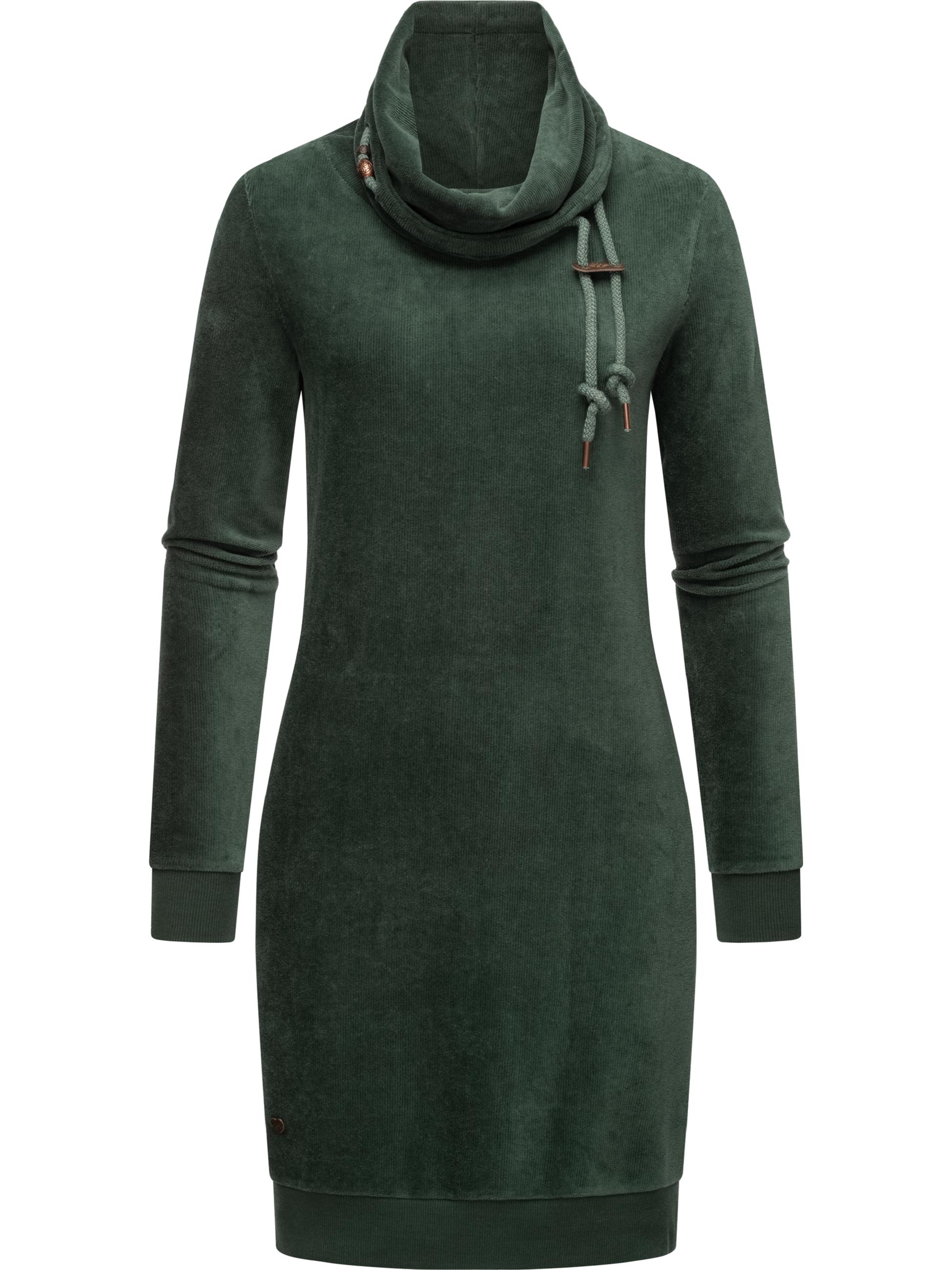 Warmes Winterkleid in Samtoptik "Chloe Velvet" Pine Green23