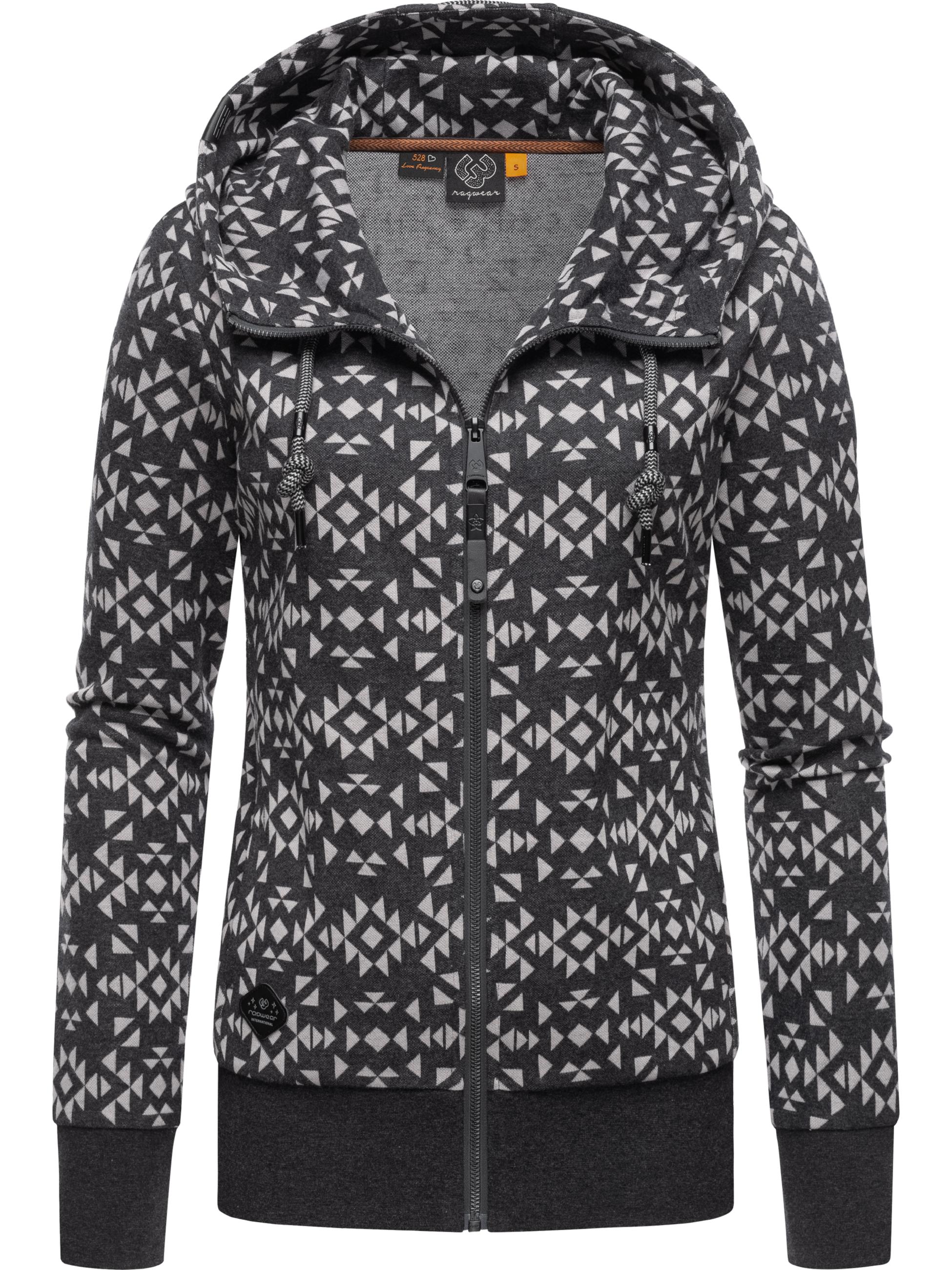 Sweatjacke mit Kapuze "Cinda Zip" Dark Grey