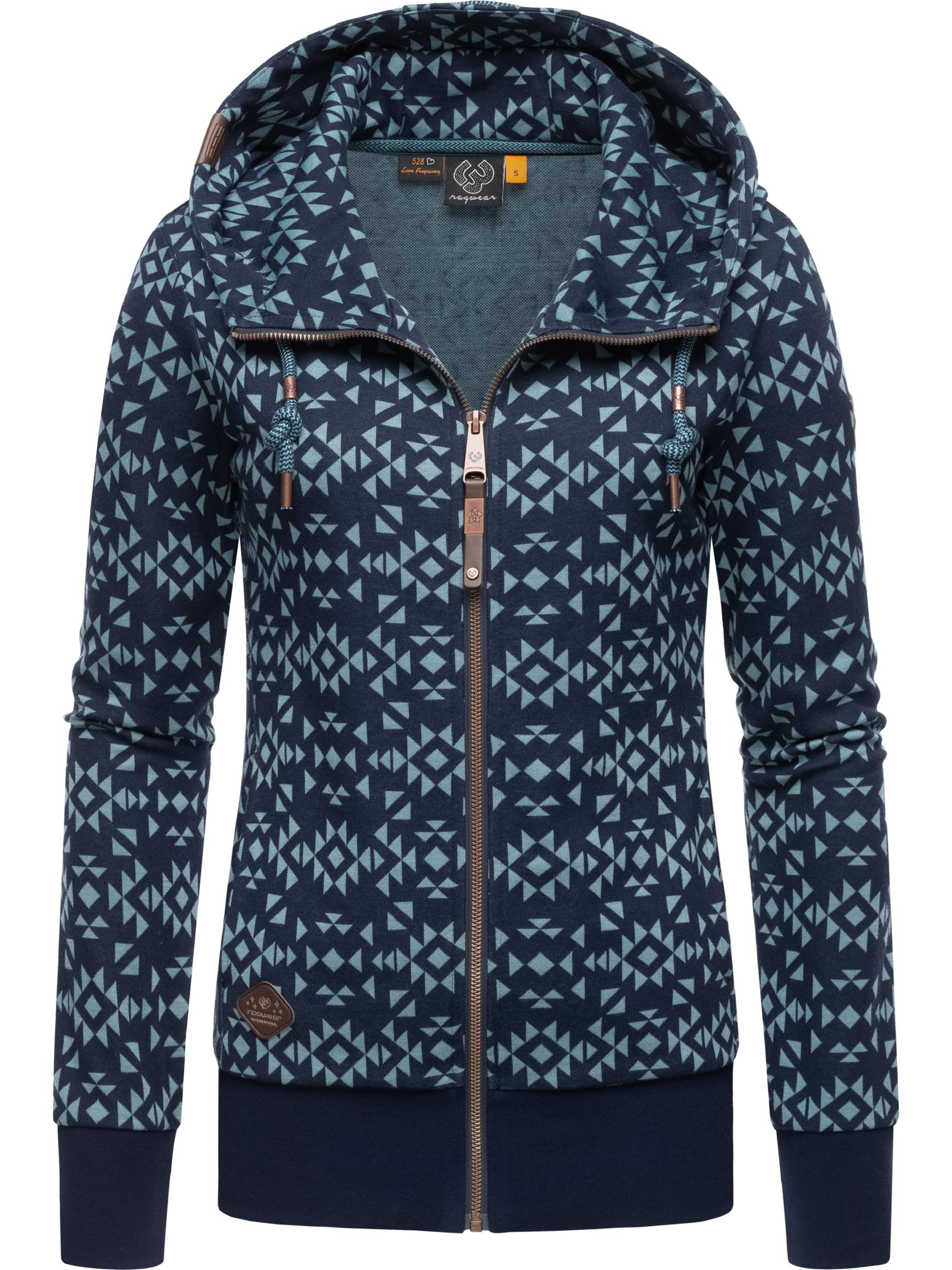 Sweatjacke mit Kapuze "Cinda Zip" Navy