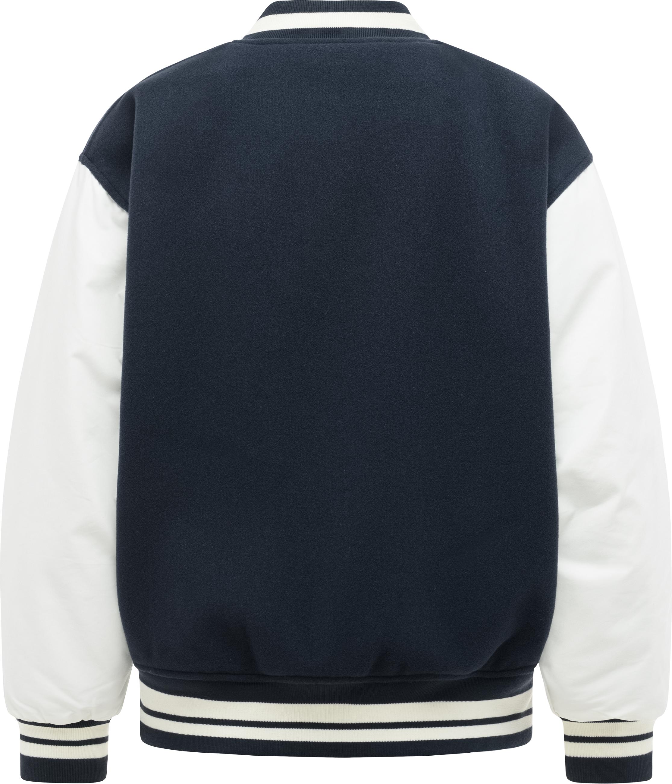 Collegejacke mit weich aufgerautem Obermaterial "Clubie Y" Navy