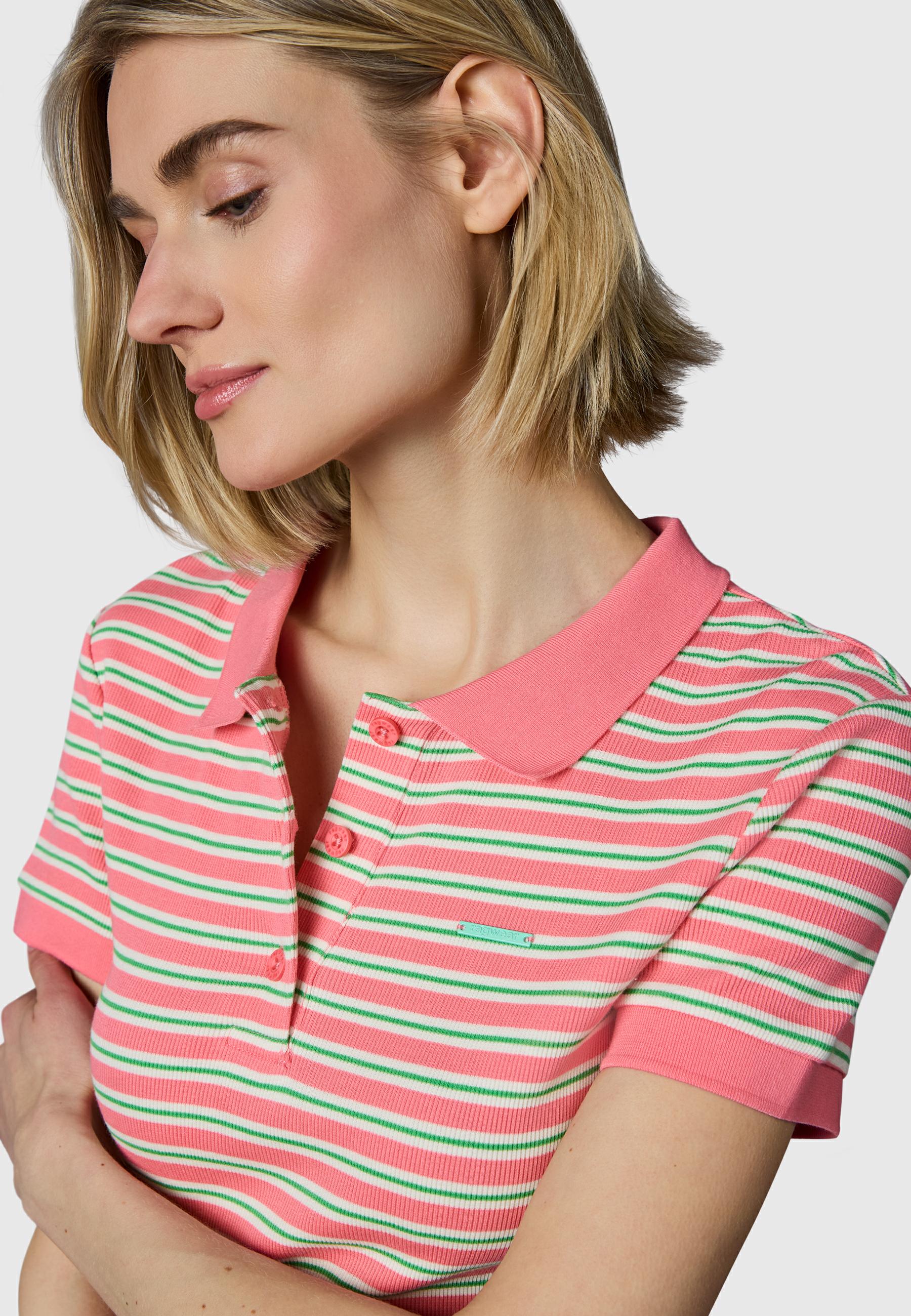 Gestreiftes Minikleid "Colaro Stripes Dress" Pink