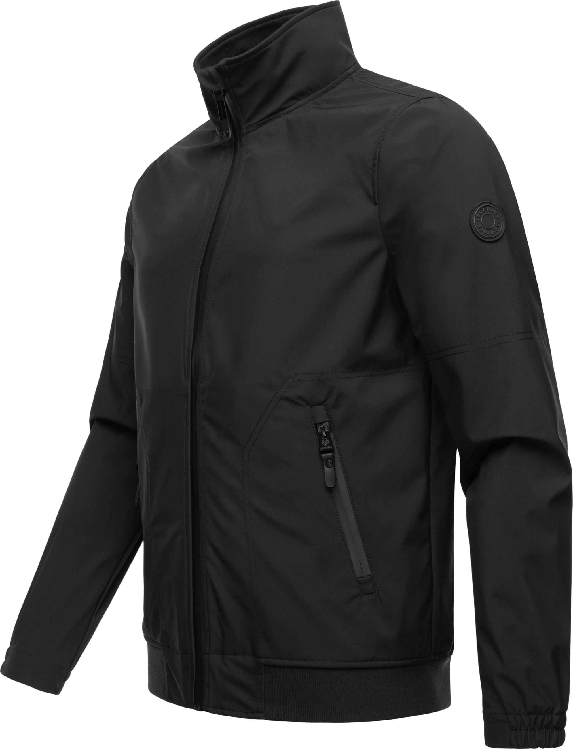 Leichte Übergangsjacke mit hohem Kragen "Collwie" Black