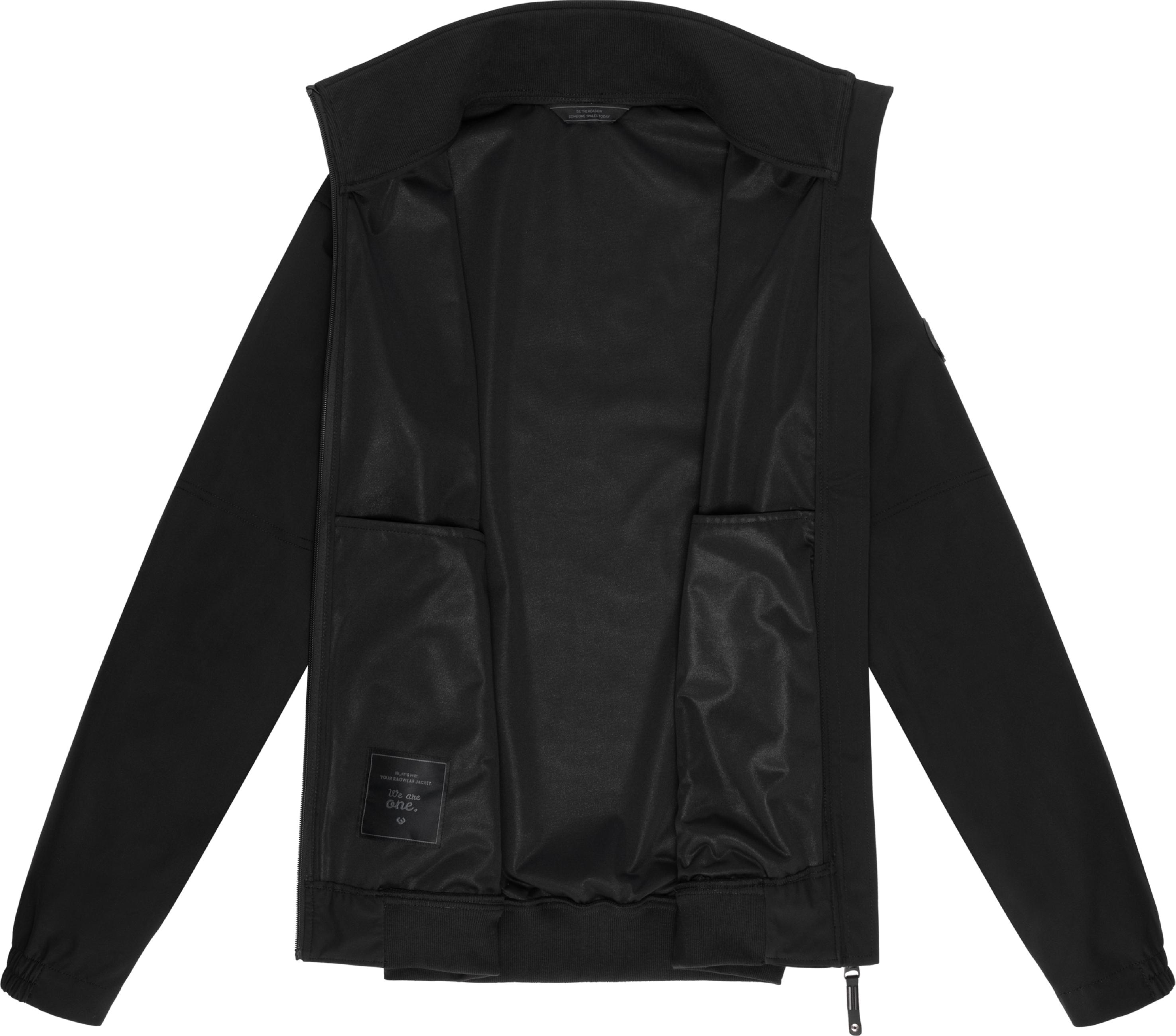 Leichte Übergangsjacke mit hohem Kragen "Collwie" Black