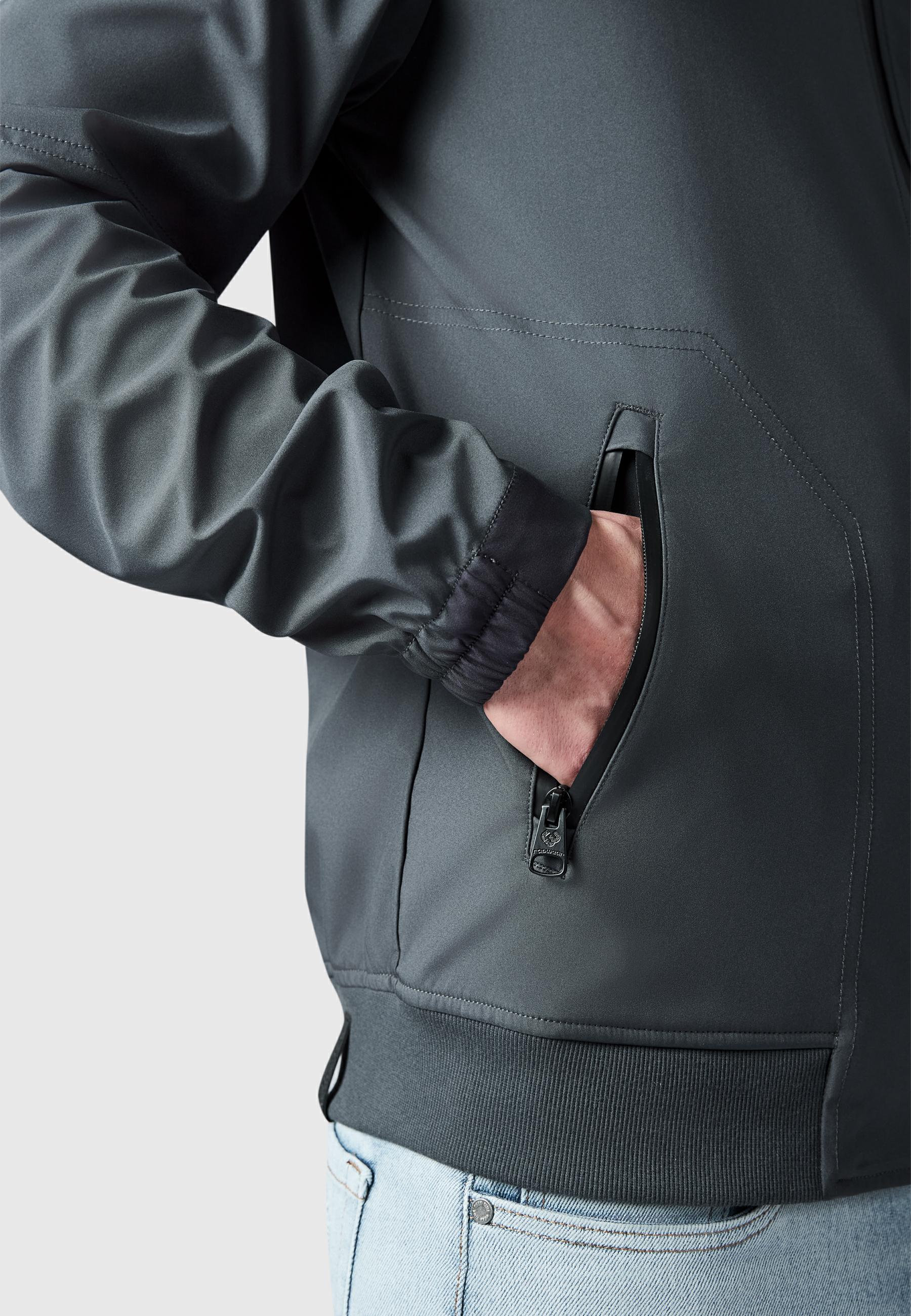 Wasserdichte Übergangsjacke mit hohem Kragen "Collwie" Dark Grey26