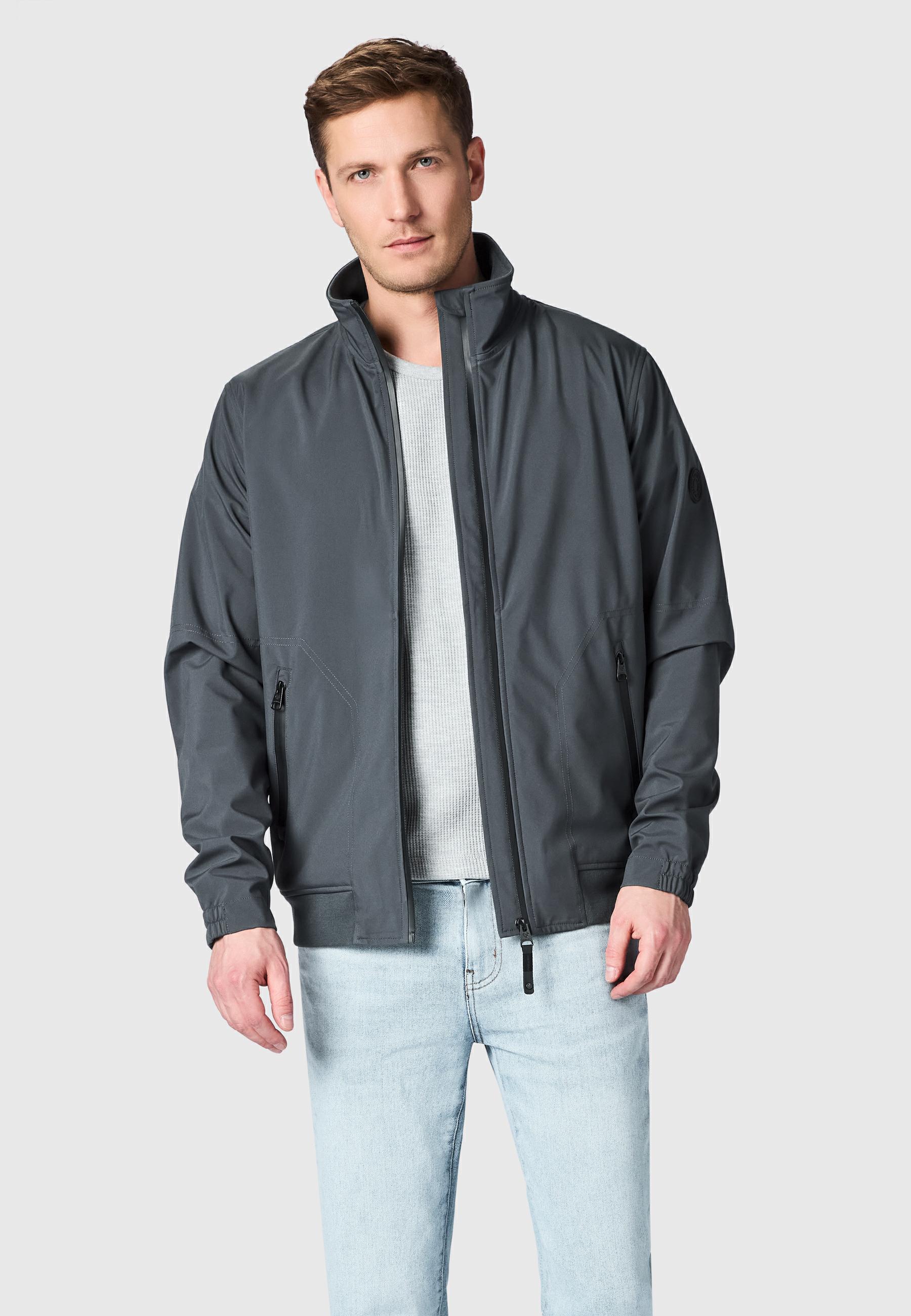 Wasserdichte Übergangsjacke mit hohem Kragen "Collwie" Dark Grey26