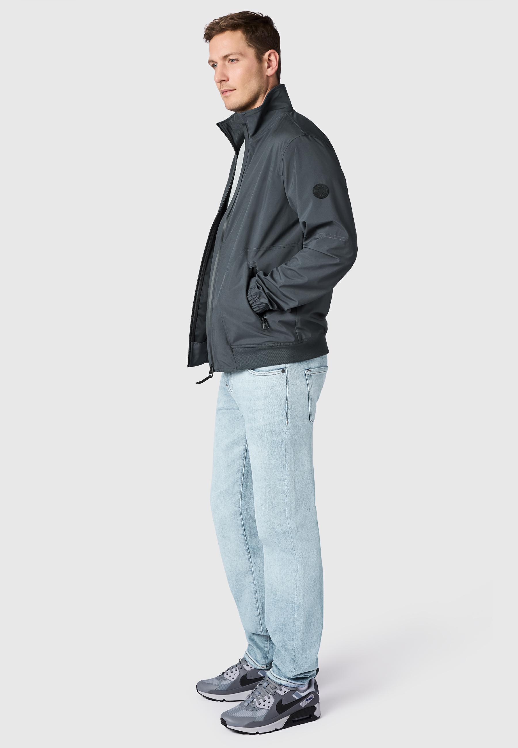 Wasserdichte Übergangsjacke mit hohem Kragen "Collwie" Dark Grey26