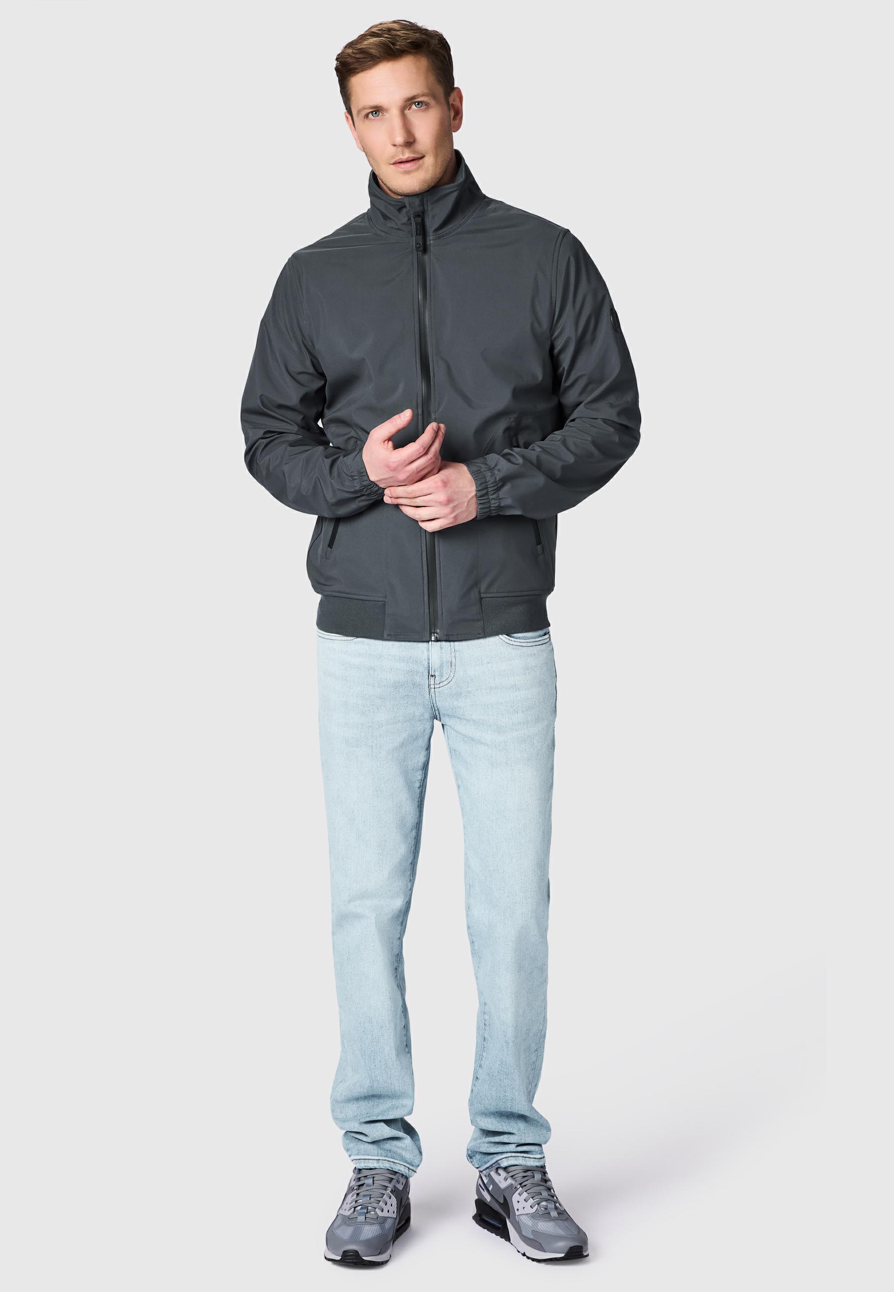 Wasserdichte Übergangsjacke mit hohem Kragen "Collwie" Dark Grey26