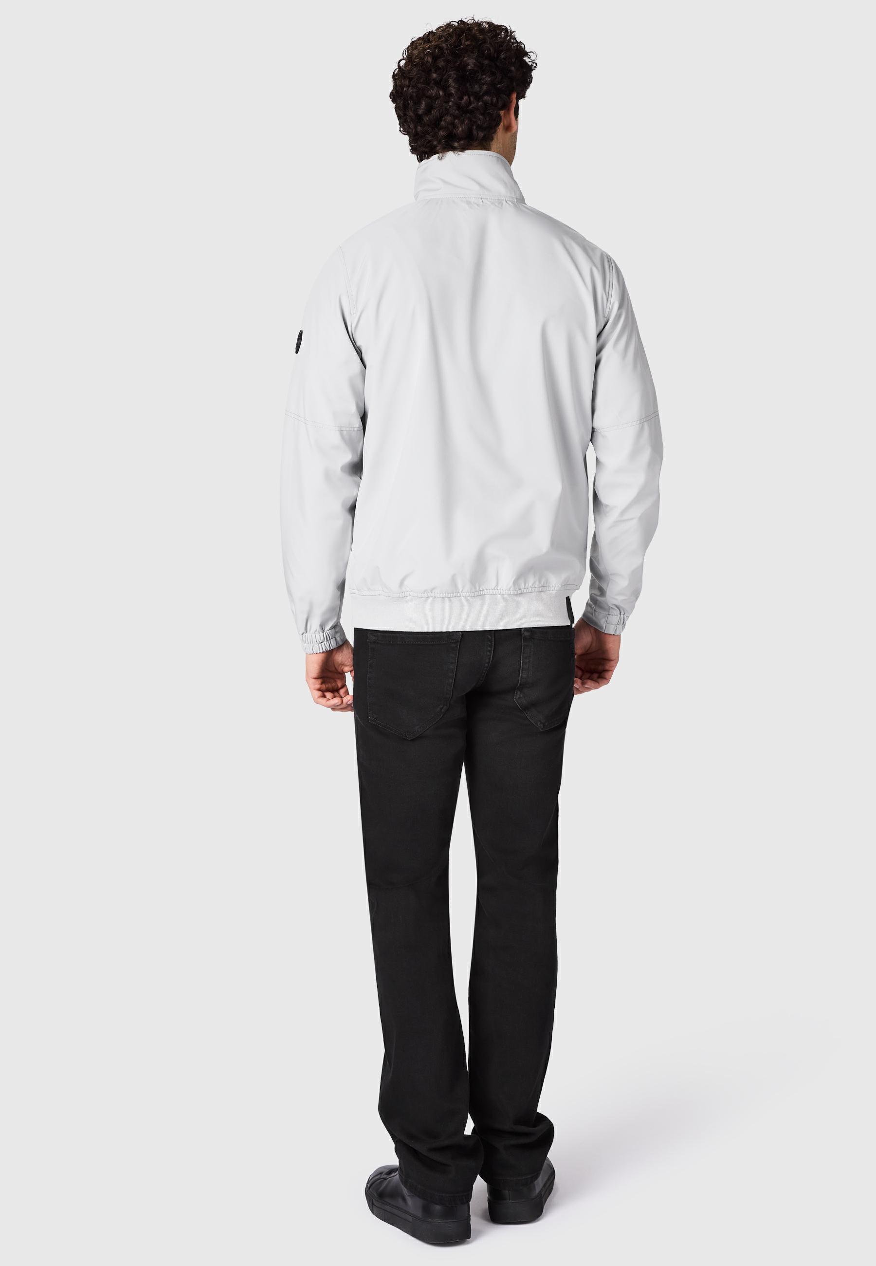 Wasserdichte Übergangsjacke mit hohem Kragen "Collwie" Light Grey