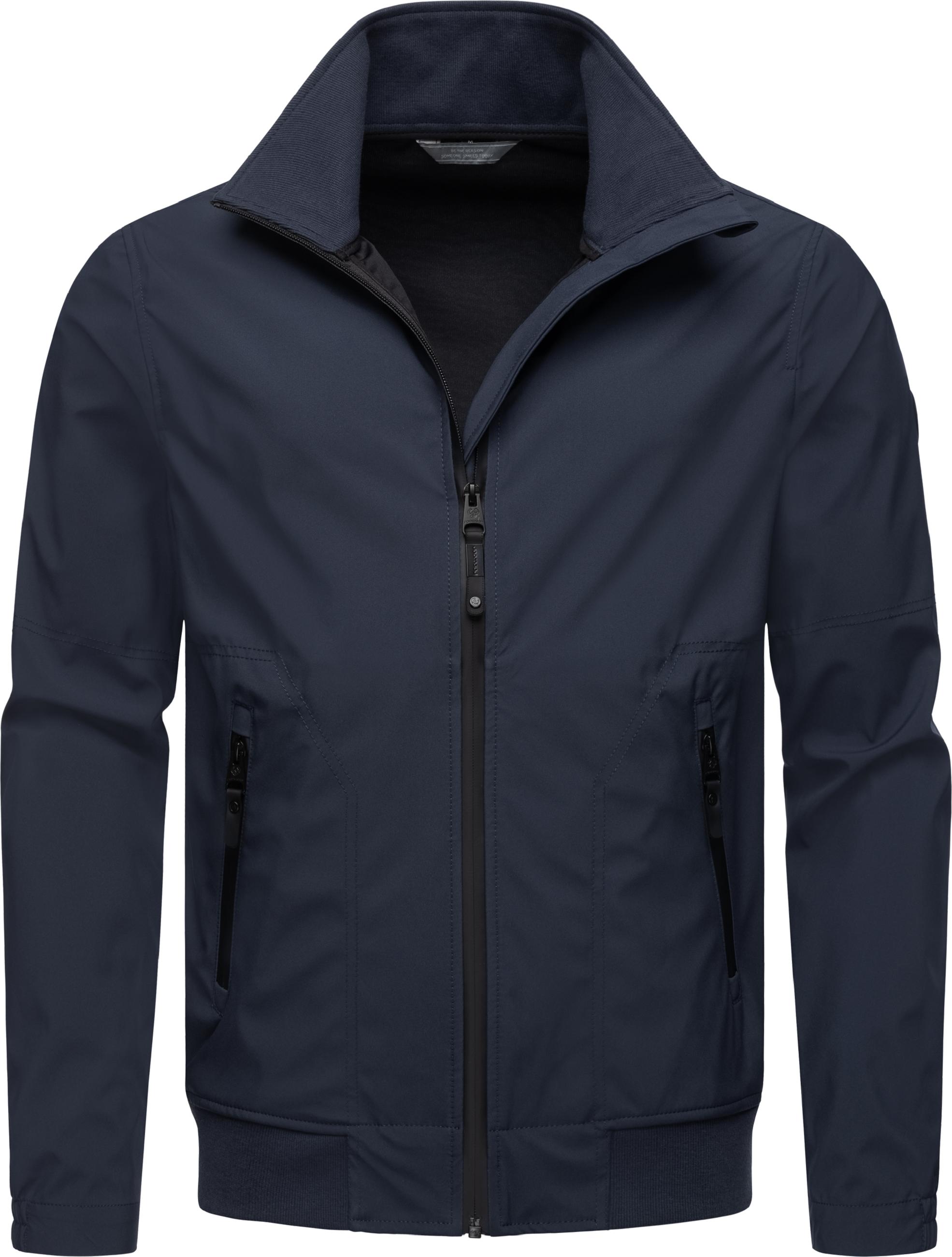 Leichte Übergangsjacke mit hohem Kragen "Collwie" Navy