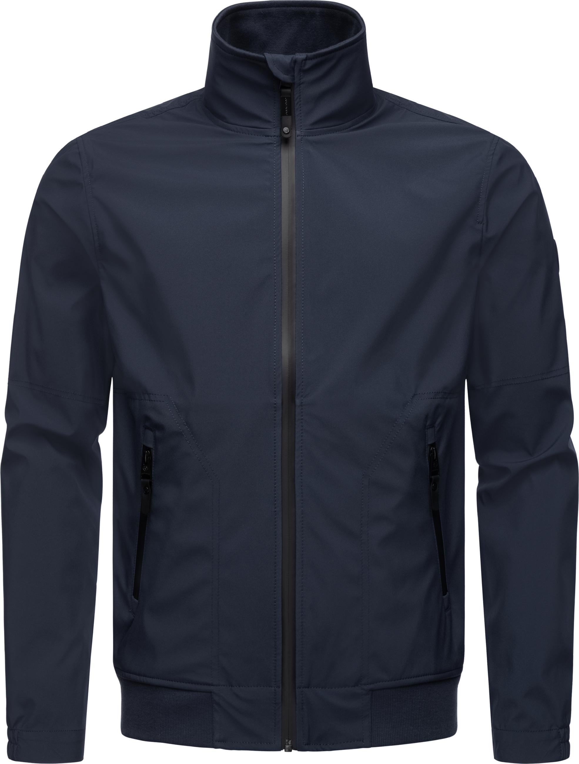 Leichte Übergangsjacke mit hohem Kragen "Collwie" Navy