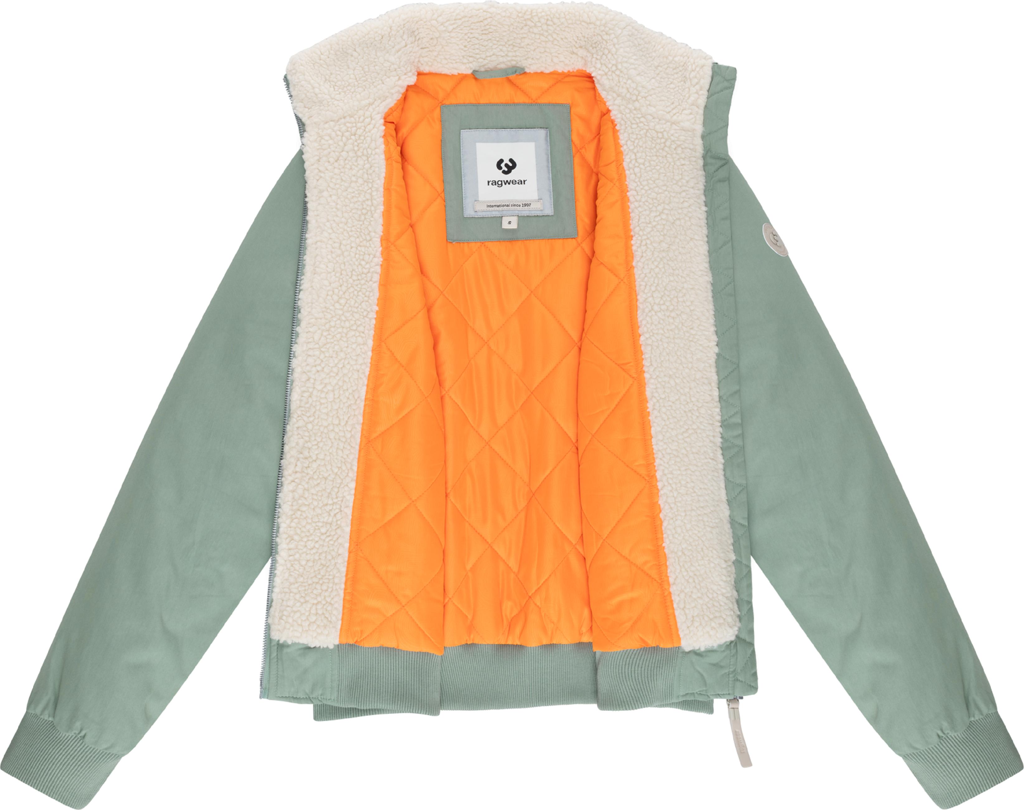 Jacke mit hohem Stehkragen "Coogie YOUMODO" Dusty Green