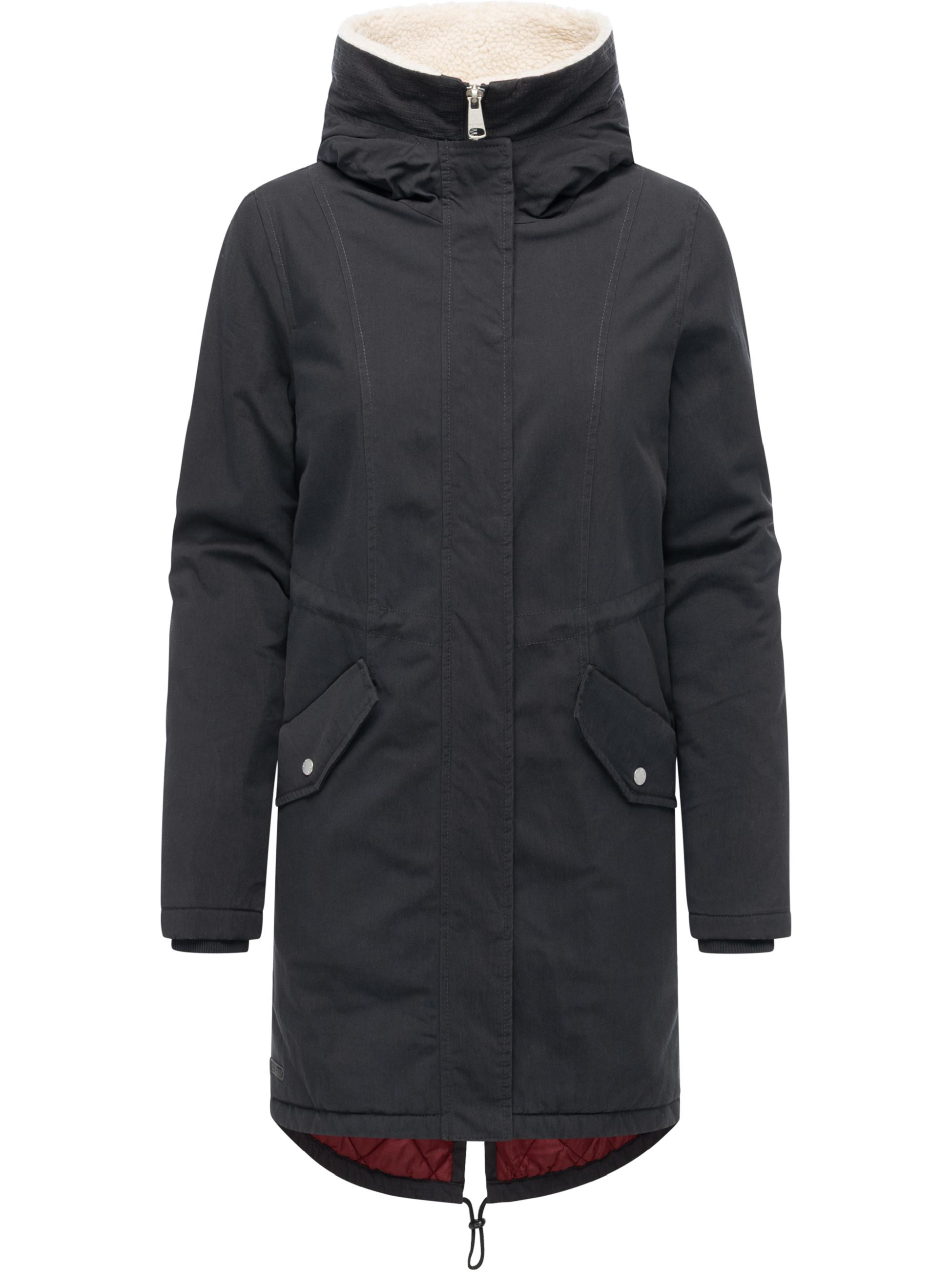 Damen Mantel mit Rucksack-Trägern "Coogle YOUMODO" Black