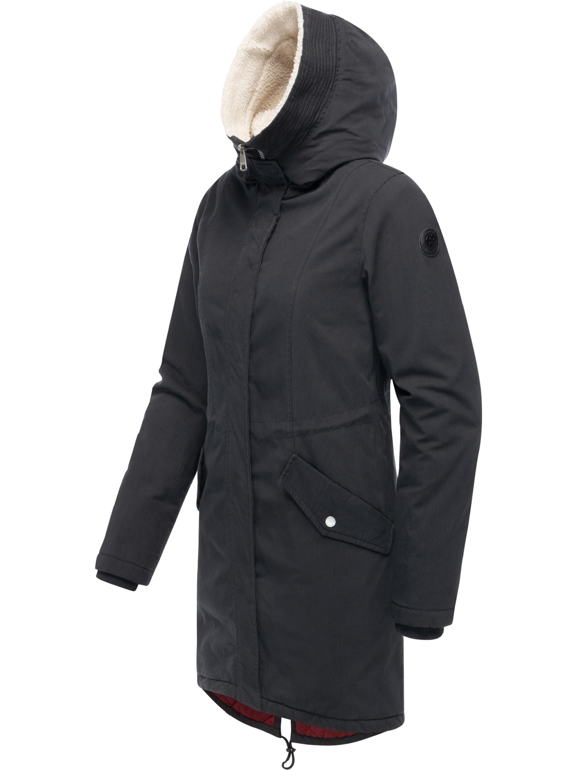 Damen Mantel mit Rucksack-Trägern "Coogle YOUMODO" Black