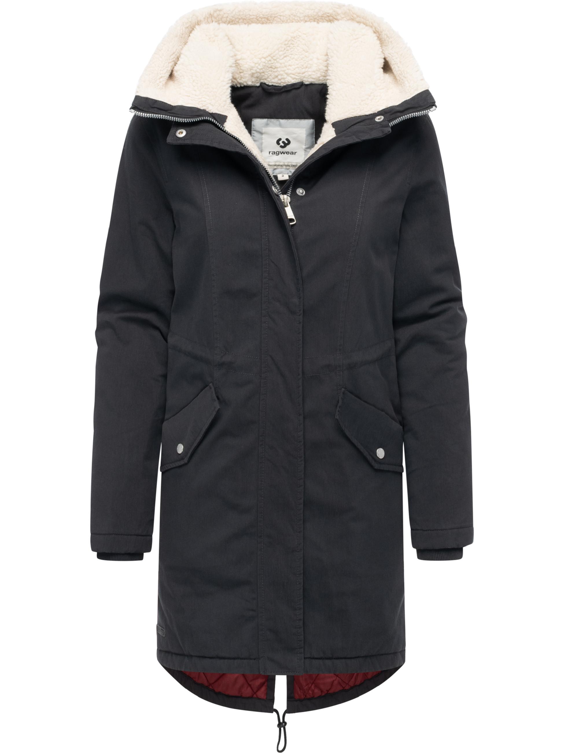 Damen Mantel mit Rucksack-Trägern "Coogle YOUMODO" Black