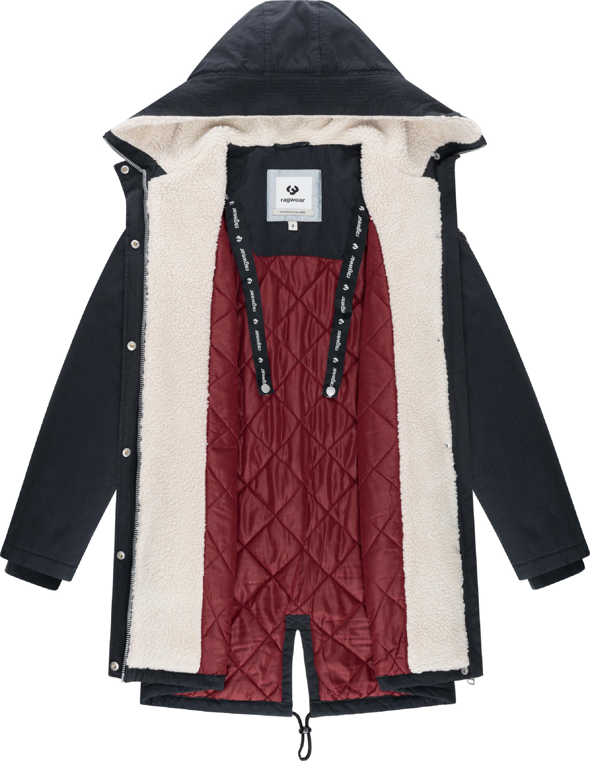 Damen Mantel mit Rucksack-Trägern "Coogle YOUMODO" Black
