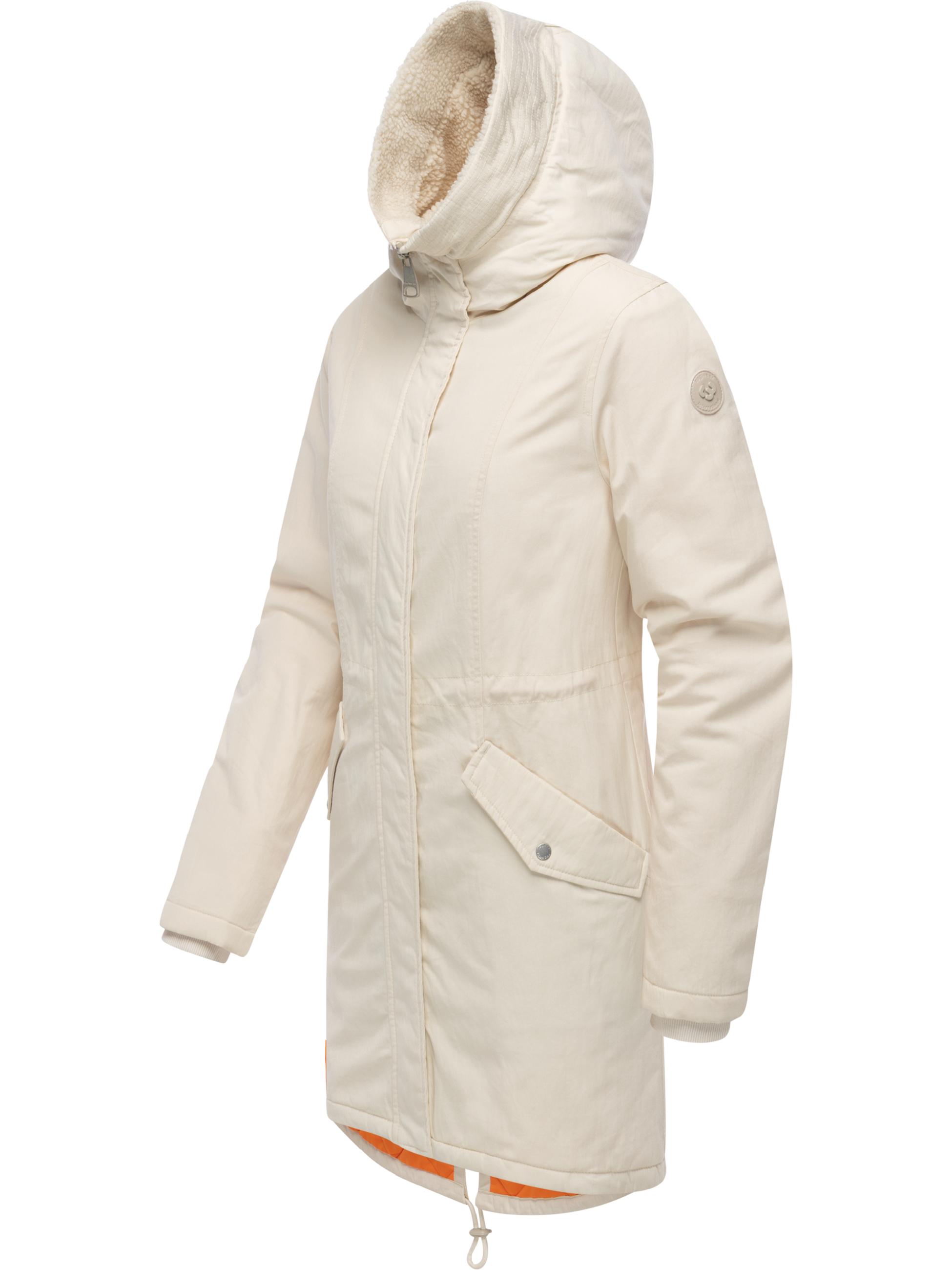 Damen Mantel mit Rucksack-Trägern "Coogle YOUMODO" Ecru