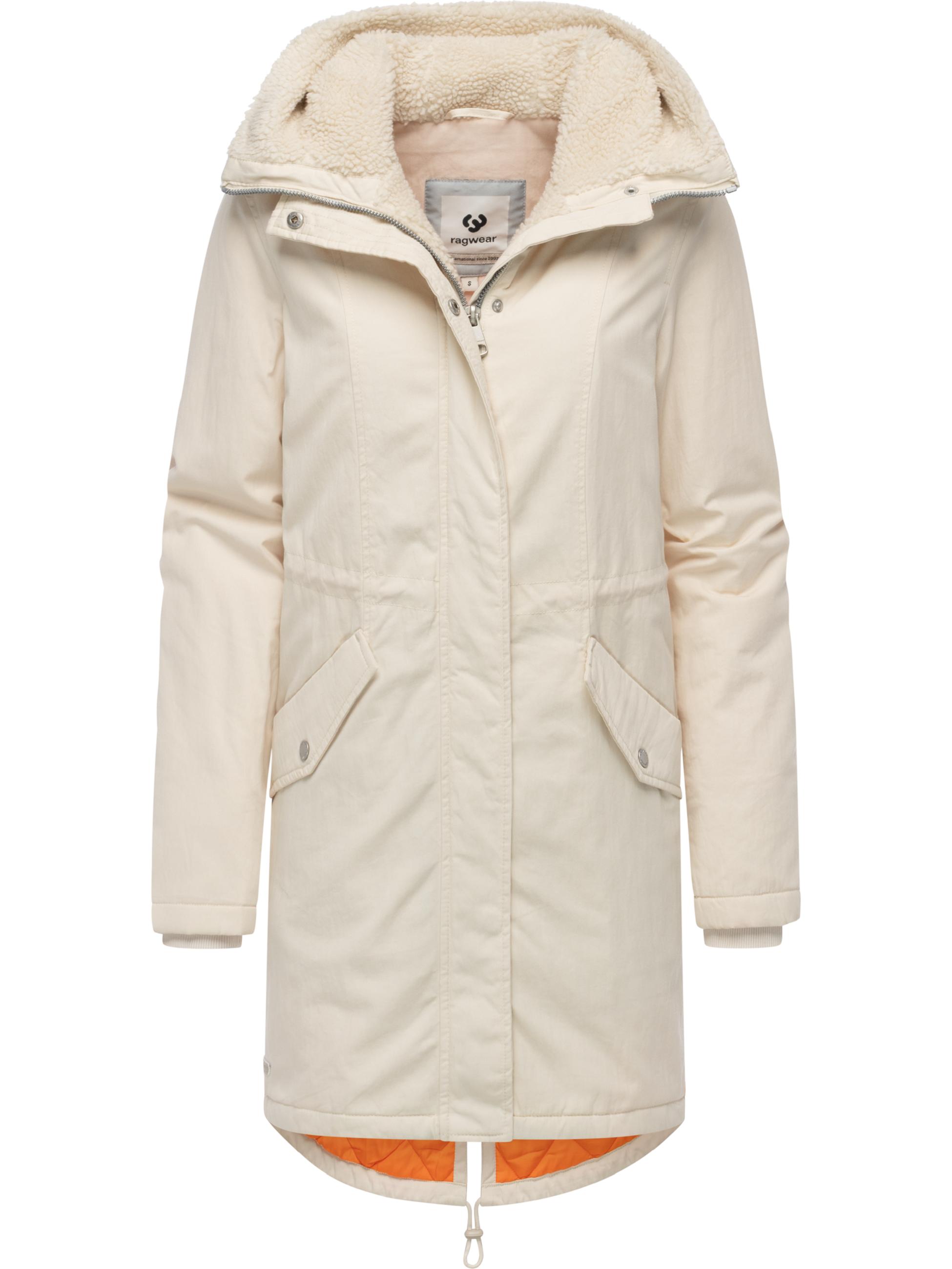 Damen Mantel mit Rucksack-Trägern "Coogle YOUMODO" Ecru
