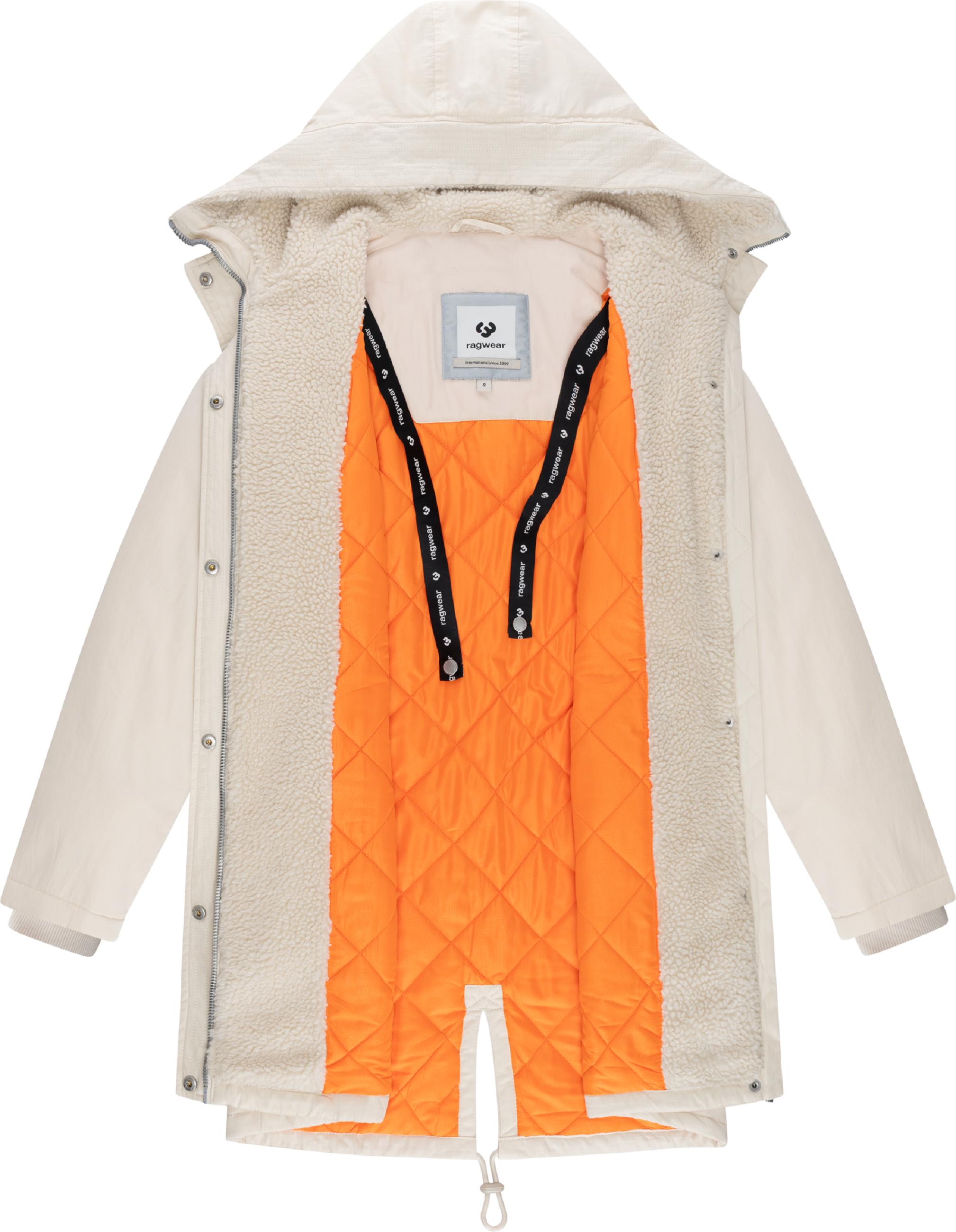 Damen Mantel mit Rucksack-Trägern "Coogle YOUMODO" Ecru