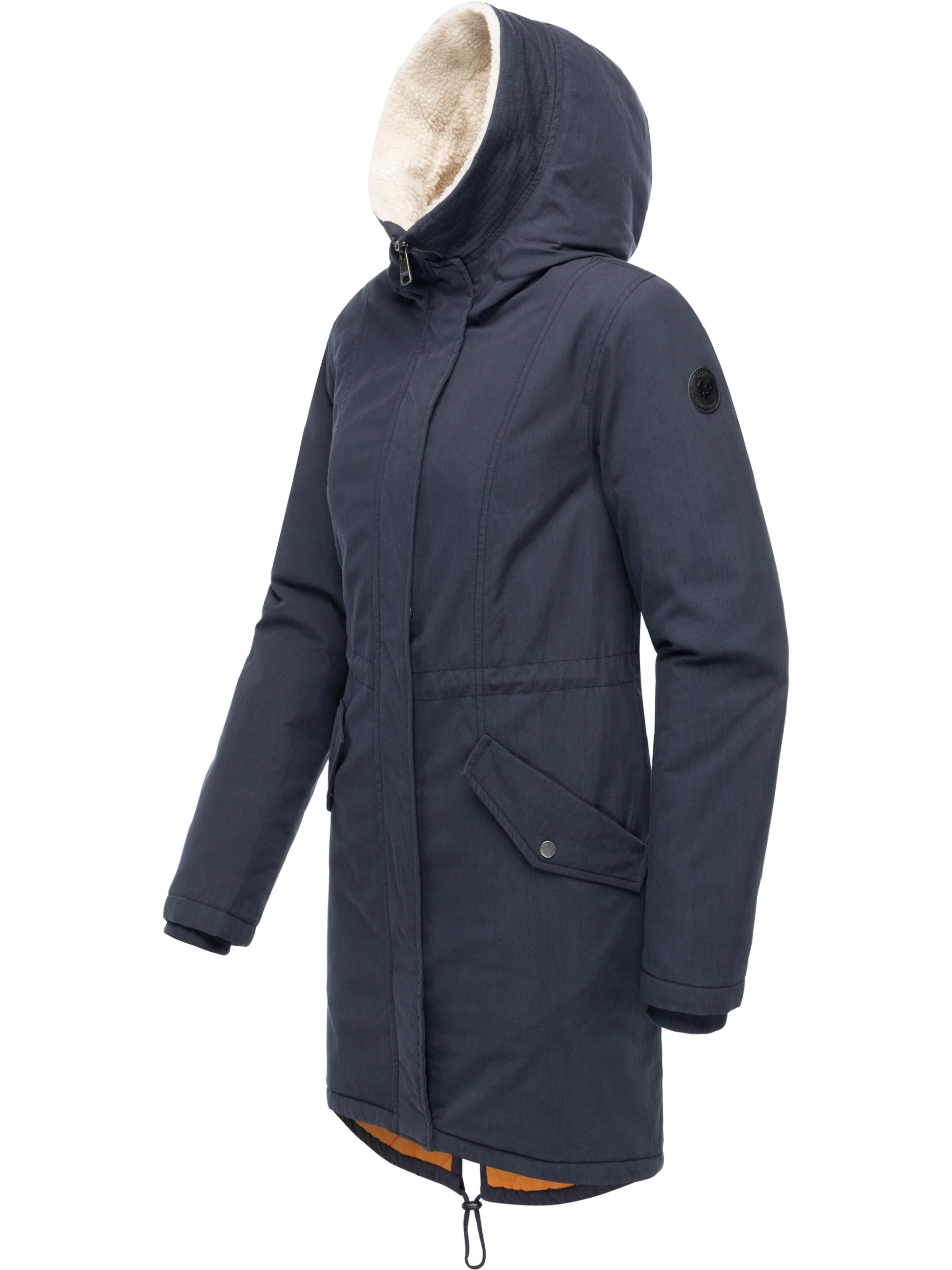 Damen Mantel mit Rucksack-Trägern "Coogle YOUMODO" Navy