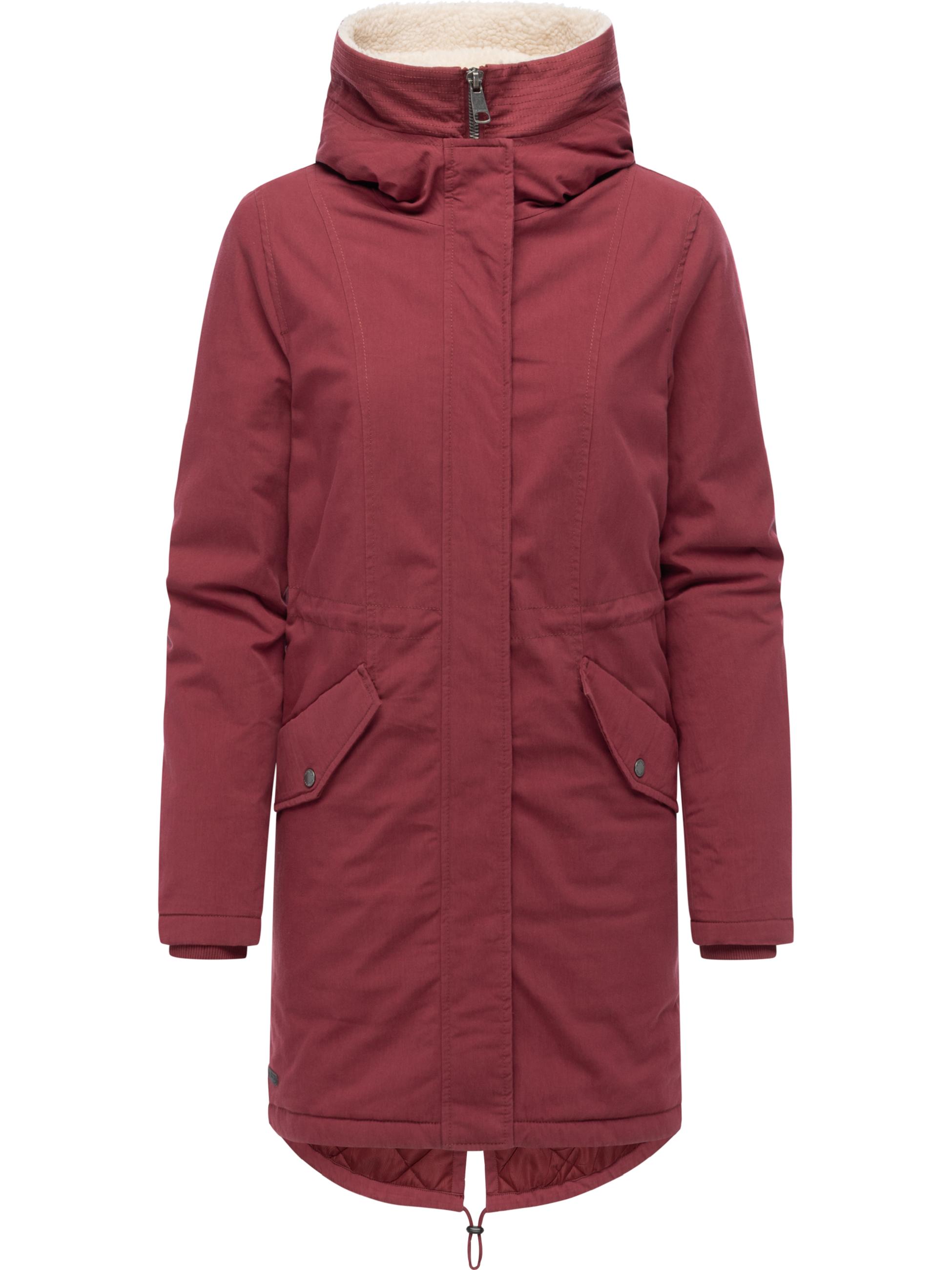 Damen Mantel mit Rucksack-Trägern "Coogle YOUMODO" Wine Red