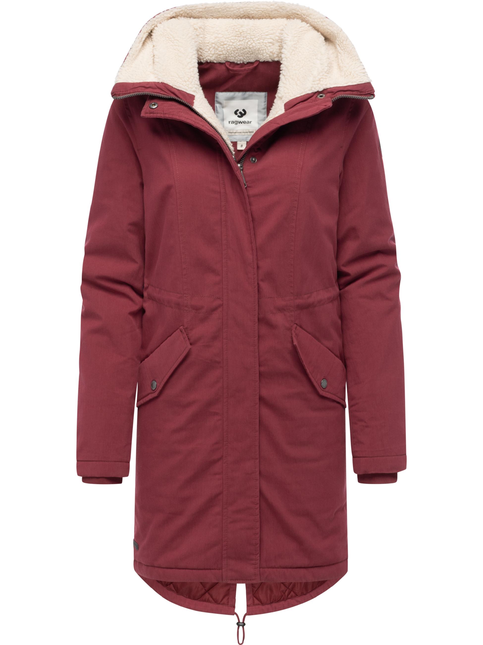 Damen Mantel mit Rucksack-Trägern "Coogle YOUMODO" Wine Red