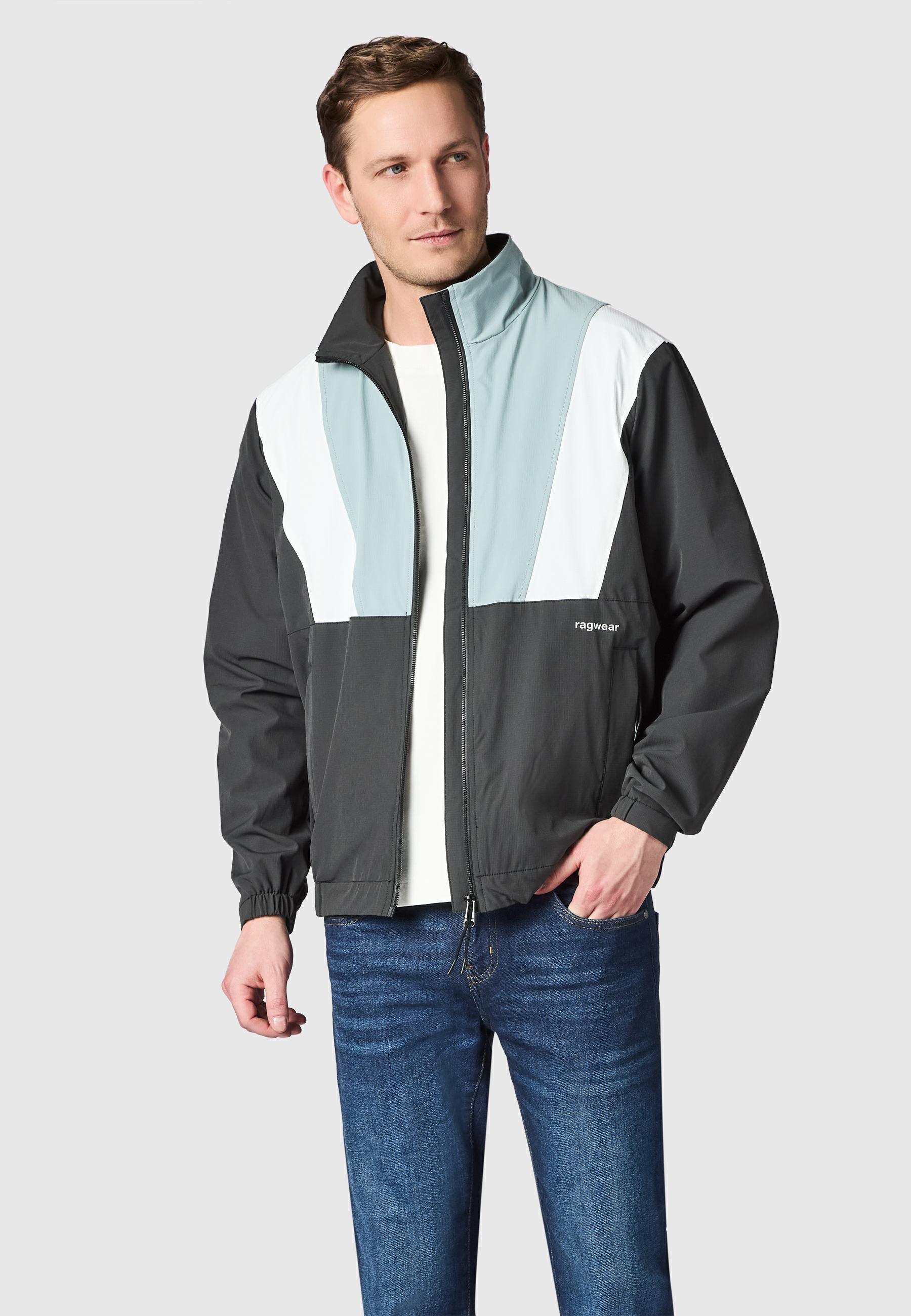 Leichte Jacke mit Stehkragen "Corb" Black