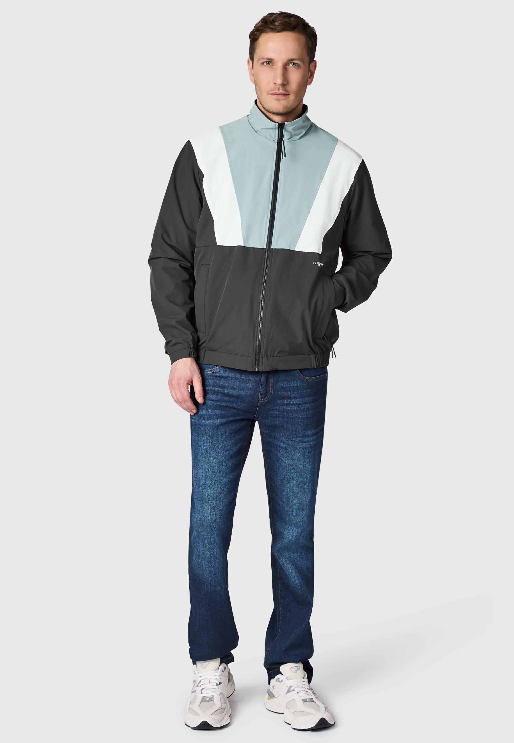Leichte Jacke mit Stehkragen "Corb" Black