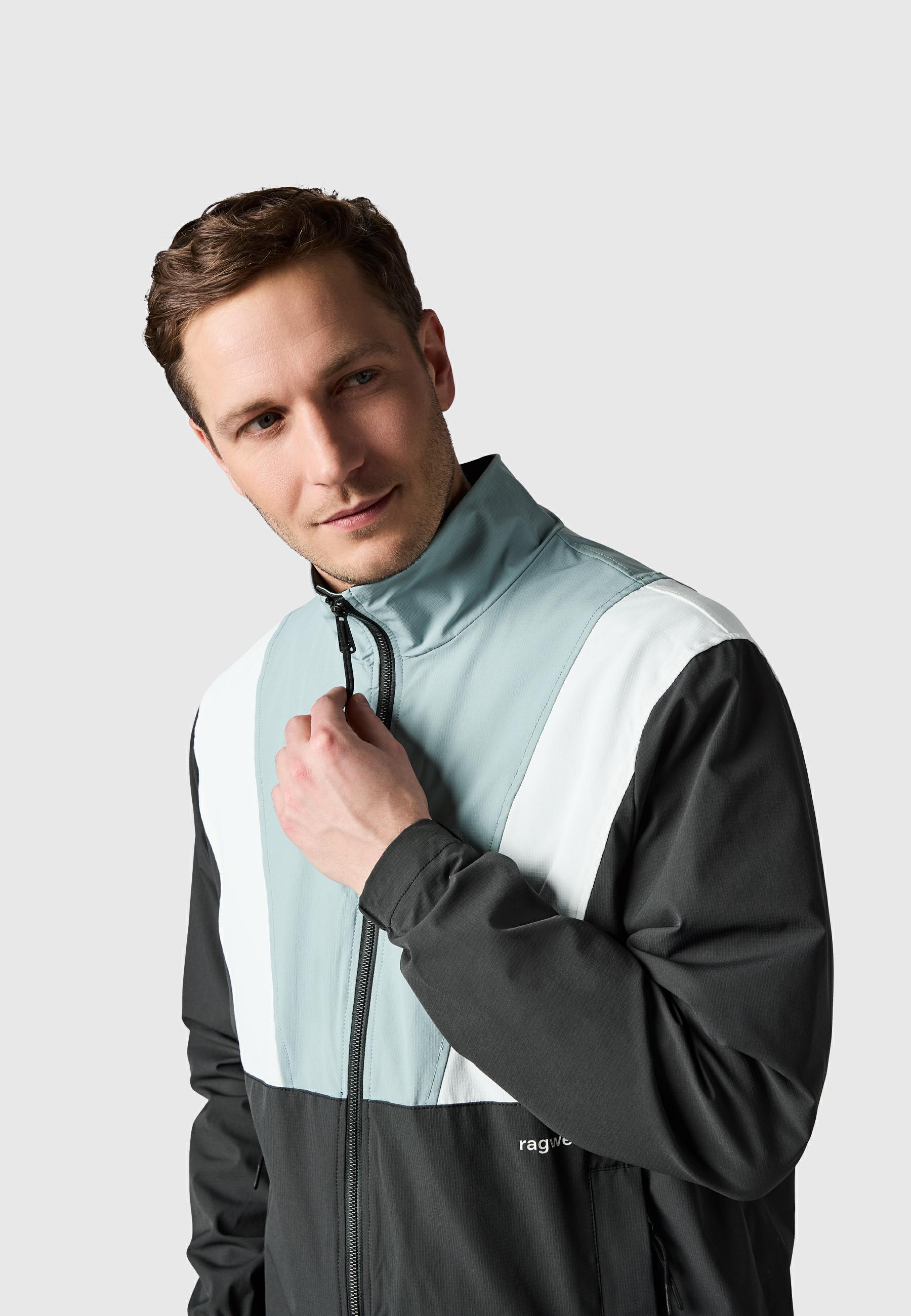 Leichte Jacke mit Stehkragen "Corb" Black
